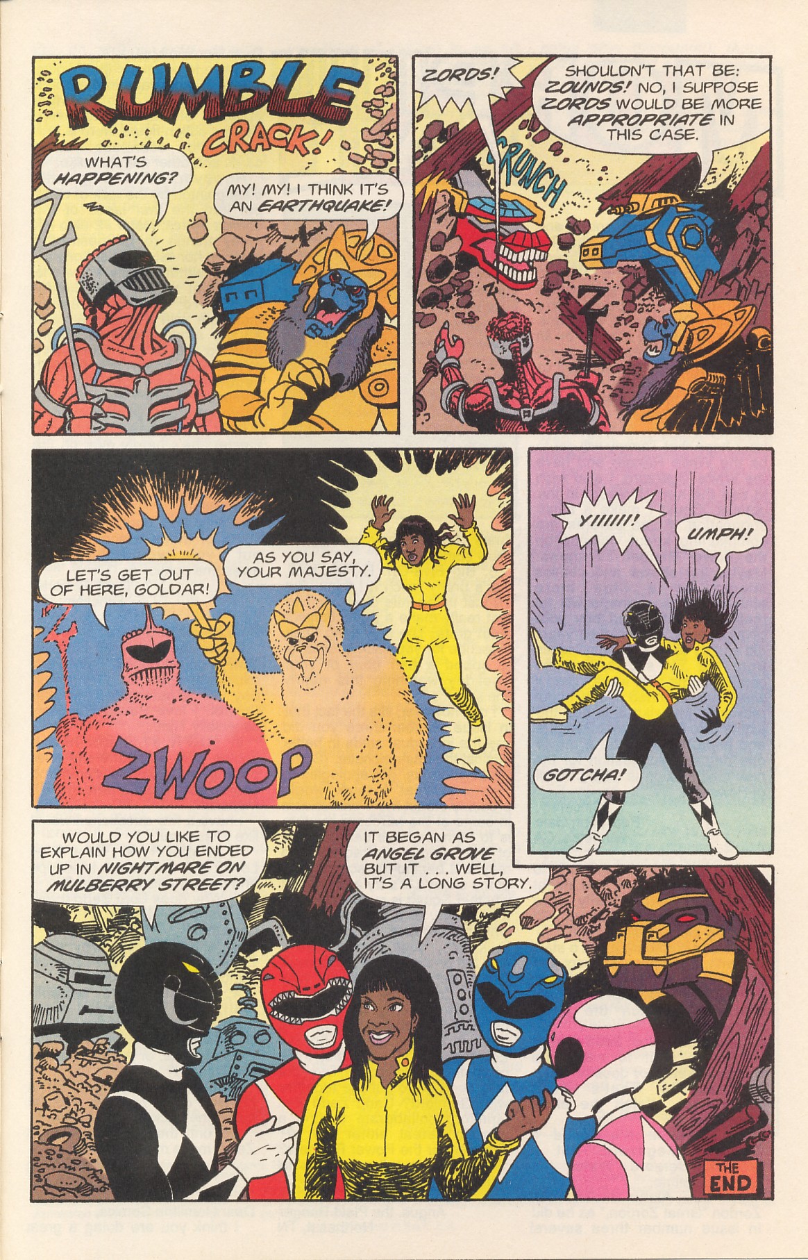 Read online Saban's Mighty Morphin Power Rangers (1994) comic -  Issue #5 - 30
