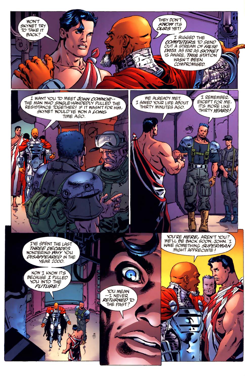 Read online Superman vs. The Terminator: Death to the Future comic -  Issue #2 - 5