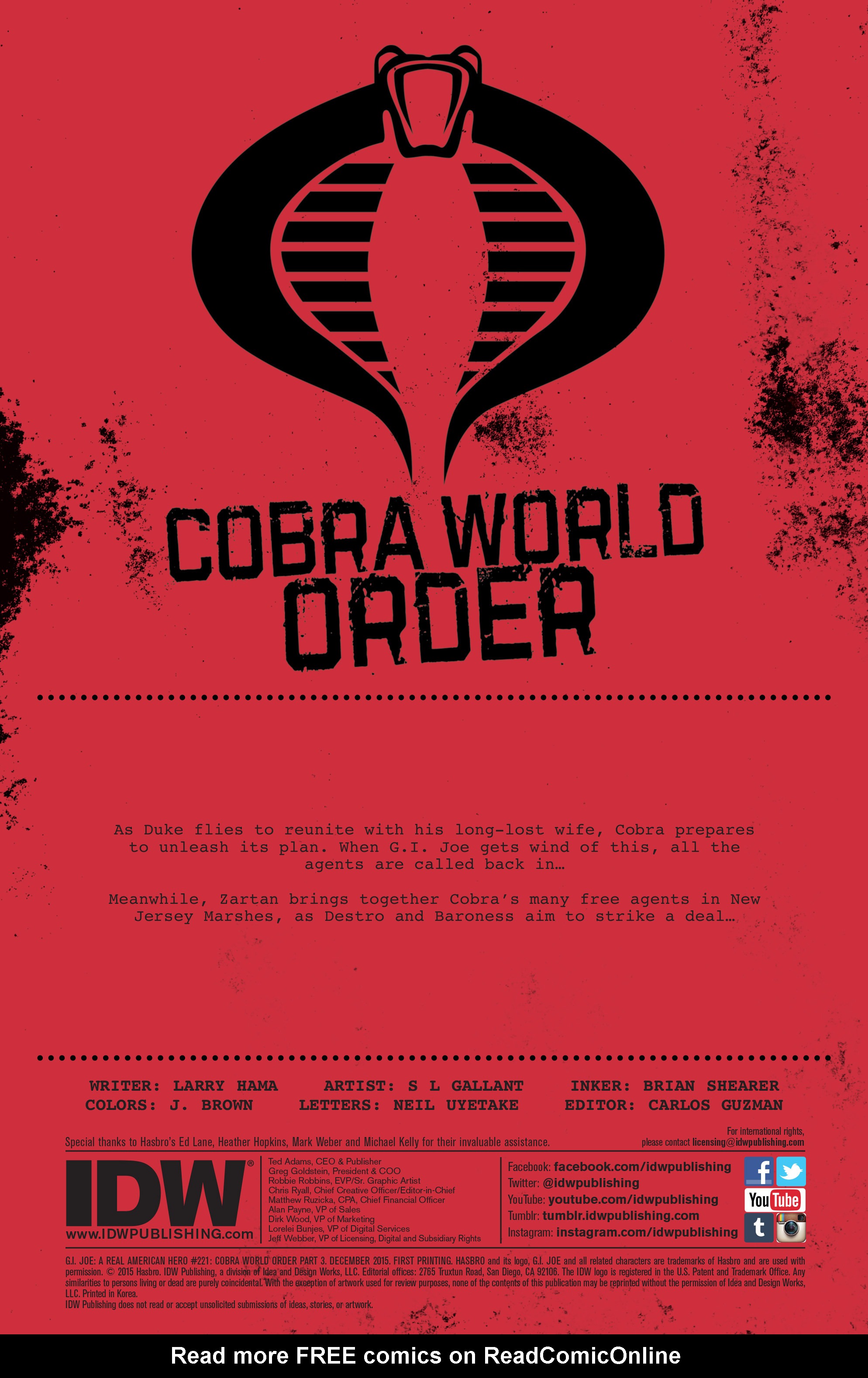 Read online G.I. Joe: A Real American Hero comic -  Issue #221 - 2