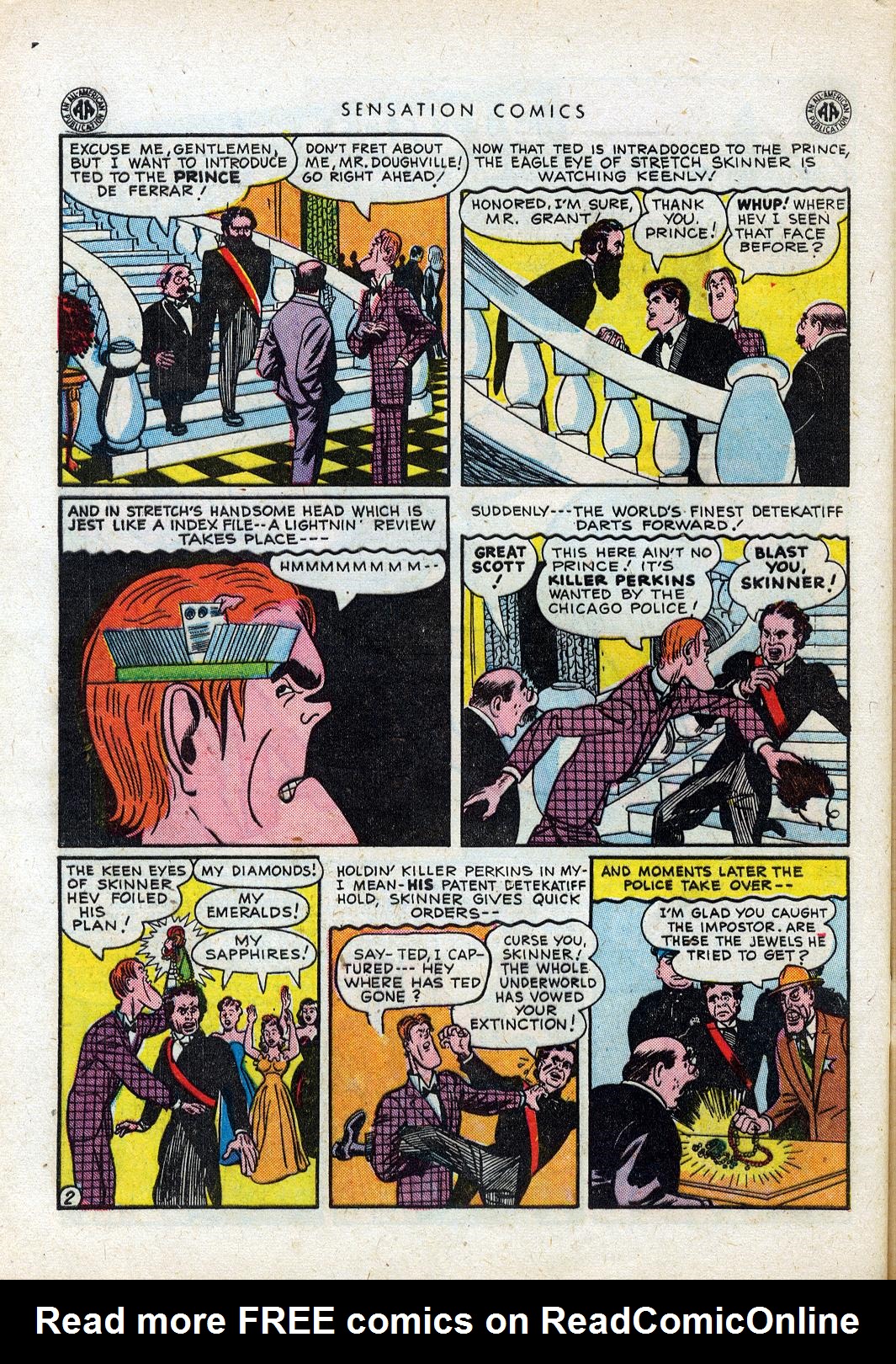 Read online Sensation (Mystery) Comics comic -  Issue #38 - 42