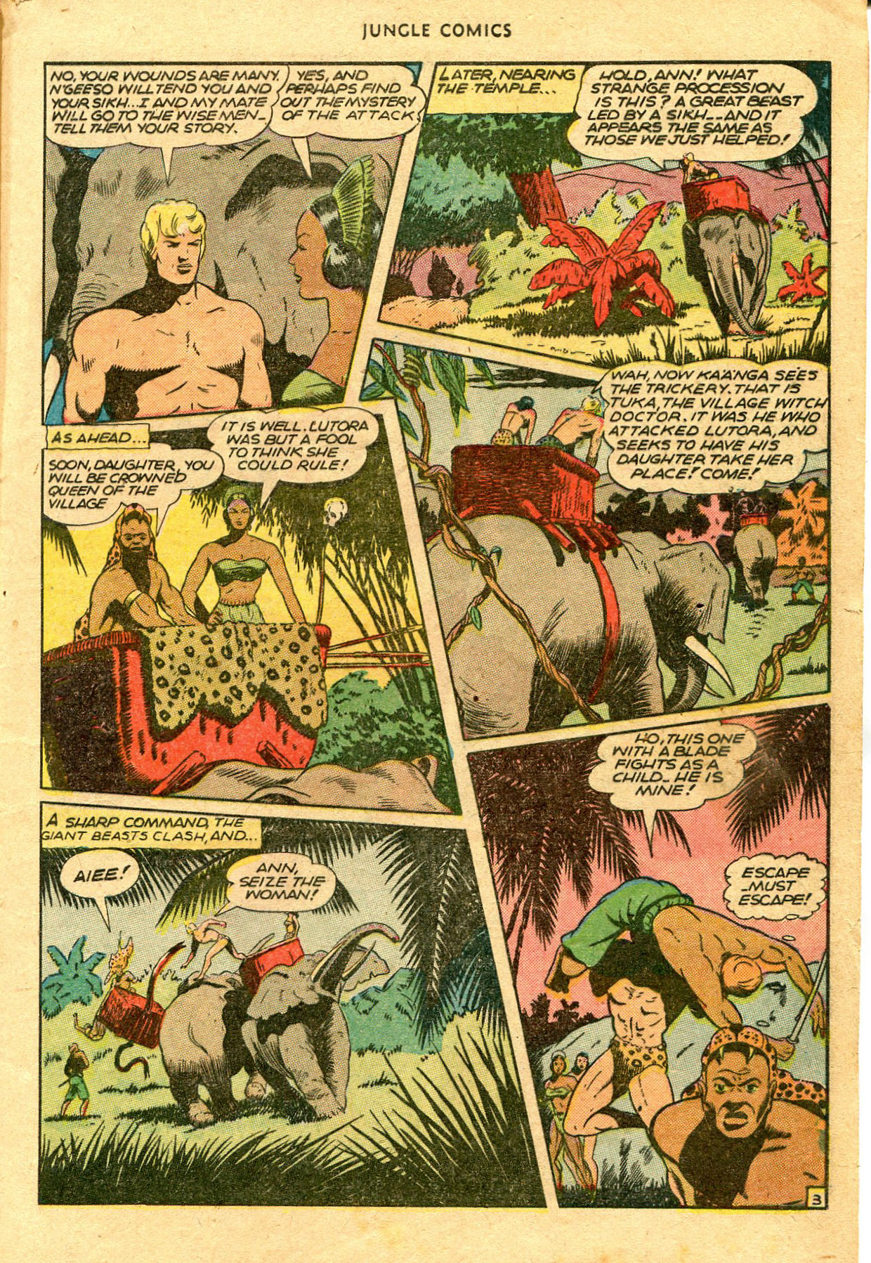 Read online Jungle Comics comic -  Issue #75 - 5