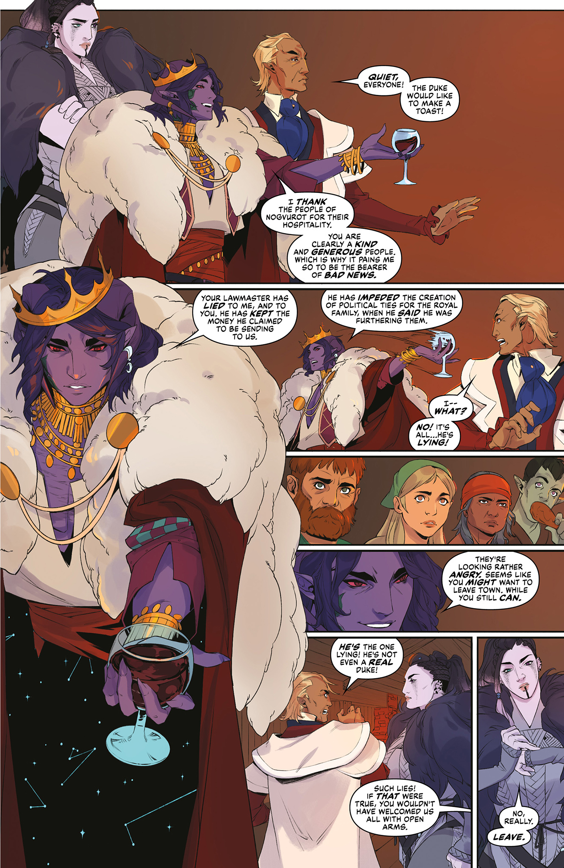 Read online Critical Role: The Mighty Nein Origins - Mollymauk Tealeaf comic -  Issue # Full - 49