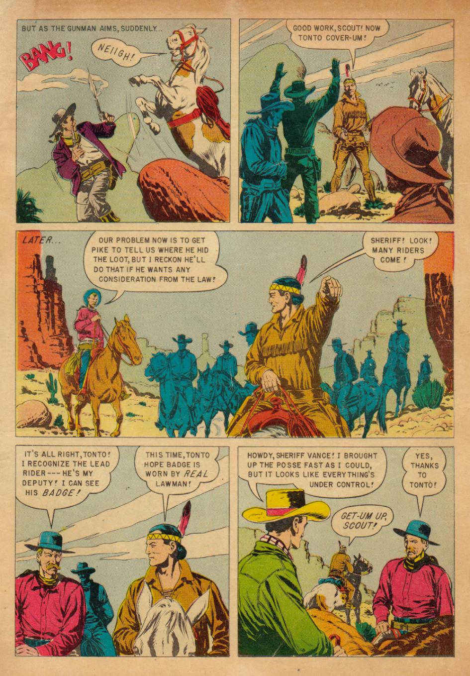 Read online Lone Ranger's Companion Tonto comic -  Issue #15 - 36