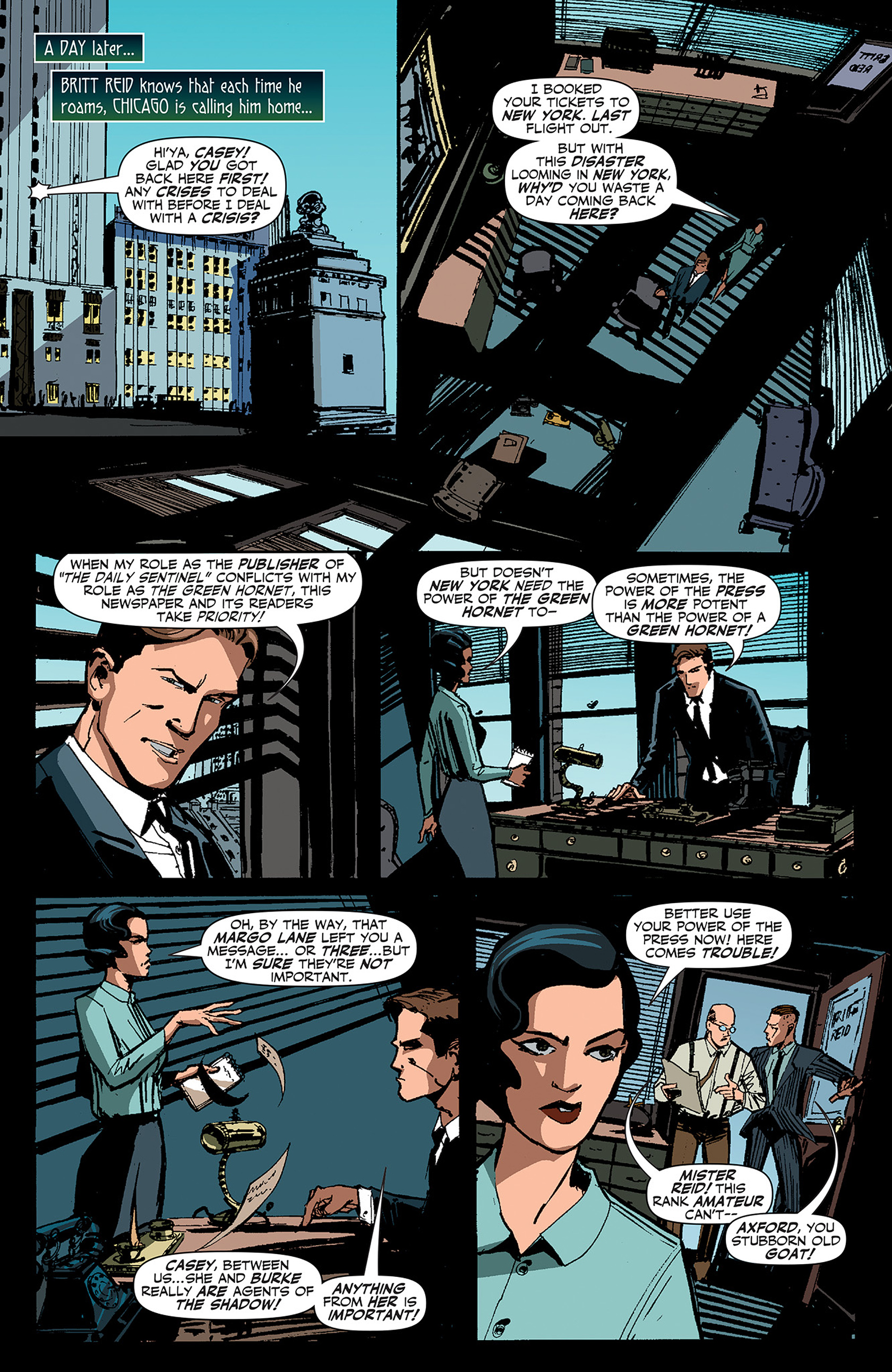 Read online The Shadow/Green Hornet: Dark Nights comic -  Issue #3 - 9