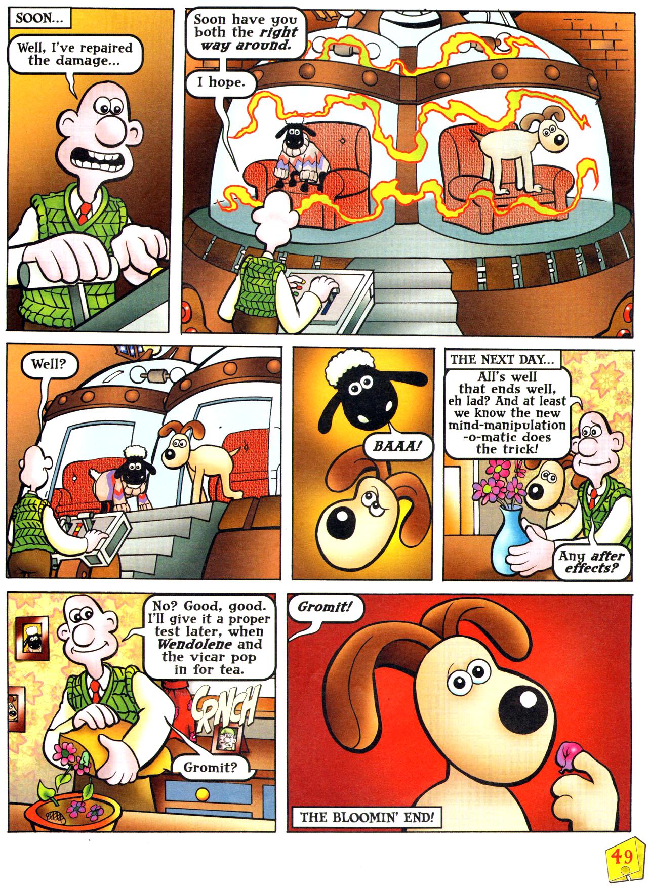 Read online Wallace and Gromit Annual comic -  Issue #2008 - 51