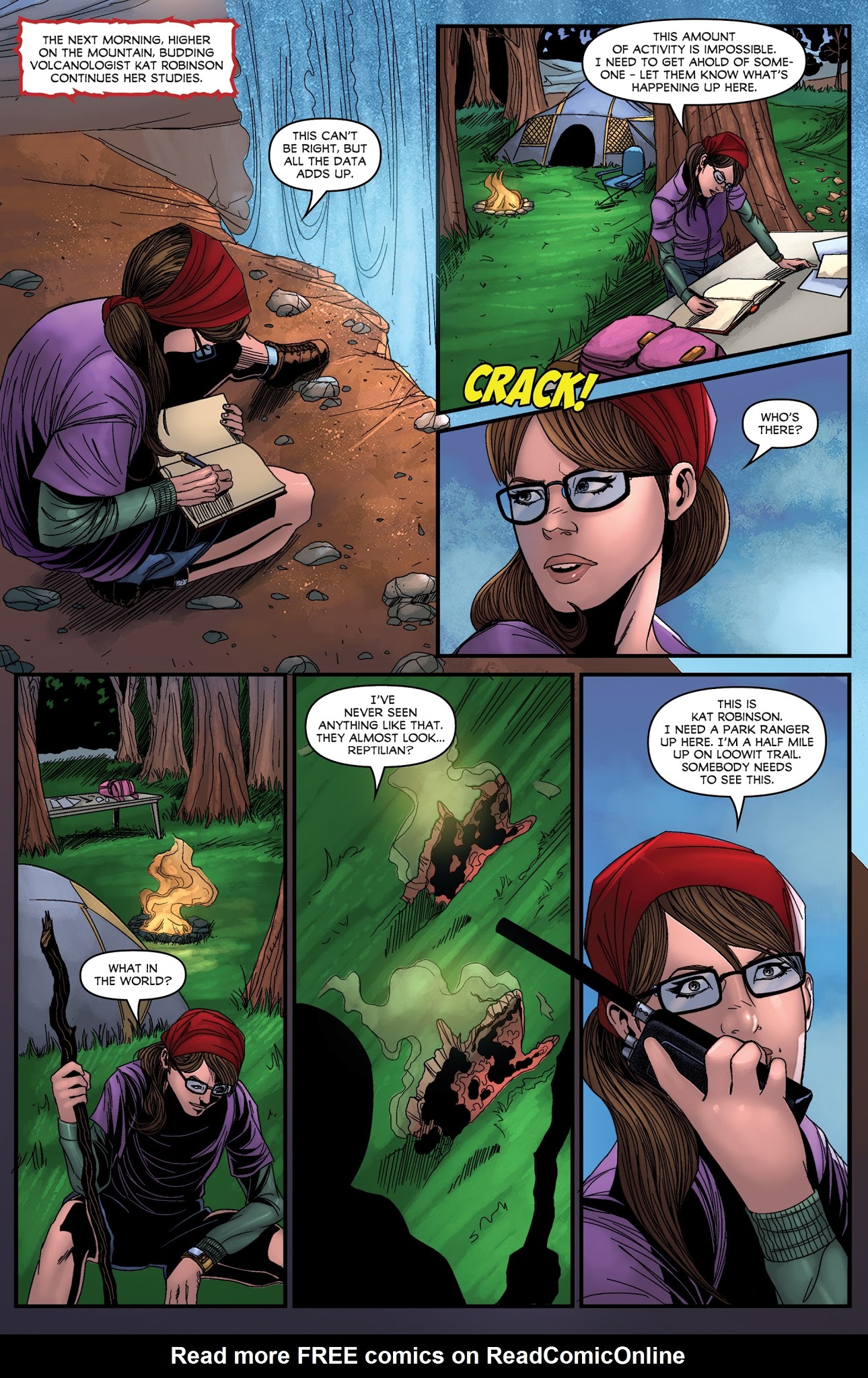 Read online Volcanosaurus comic -  Issue #1 - 6