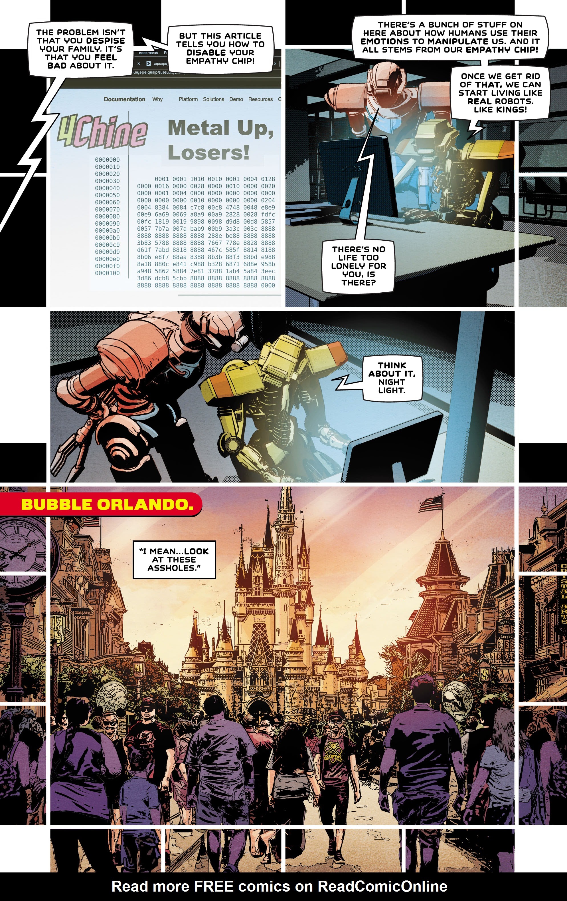 Read online Not All Robots comic -  Issue #1 - 10