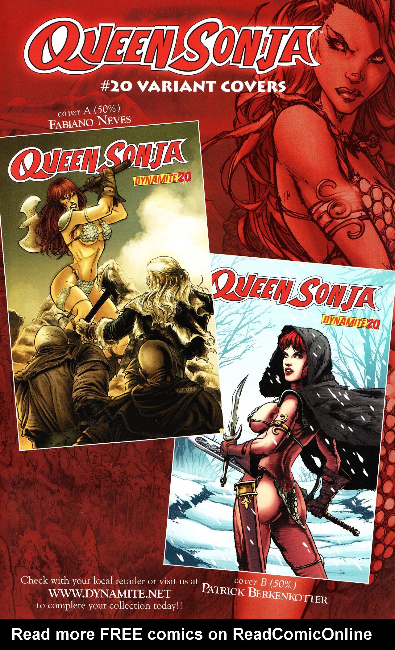 Read online Queen Sonja comic -  Issue #20 - 34