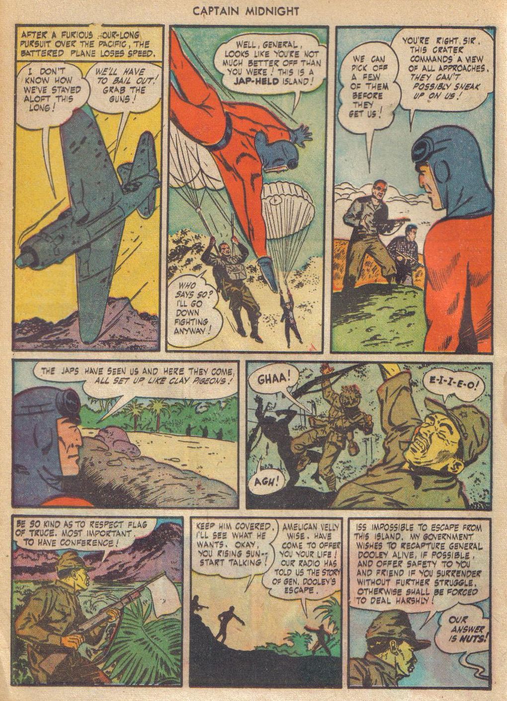 Read online Captain Midnight (1942) comic -  Issue #42 - 16