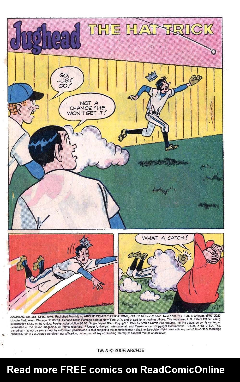Read online Jughead (1965) comic -  Issue #256 - 3