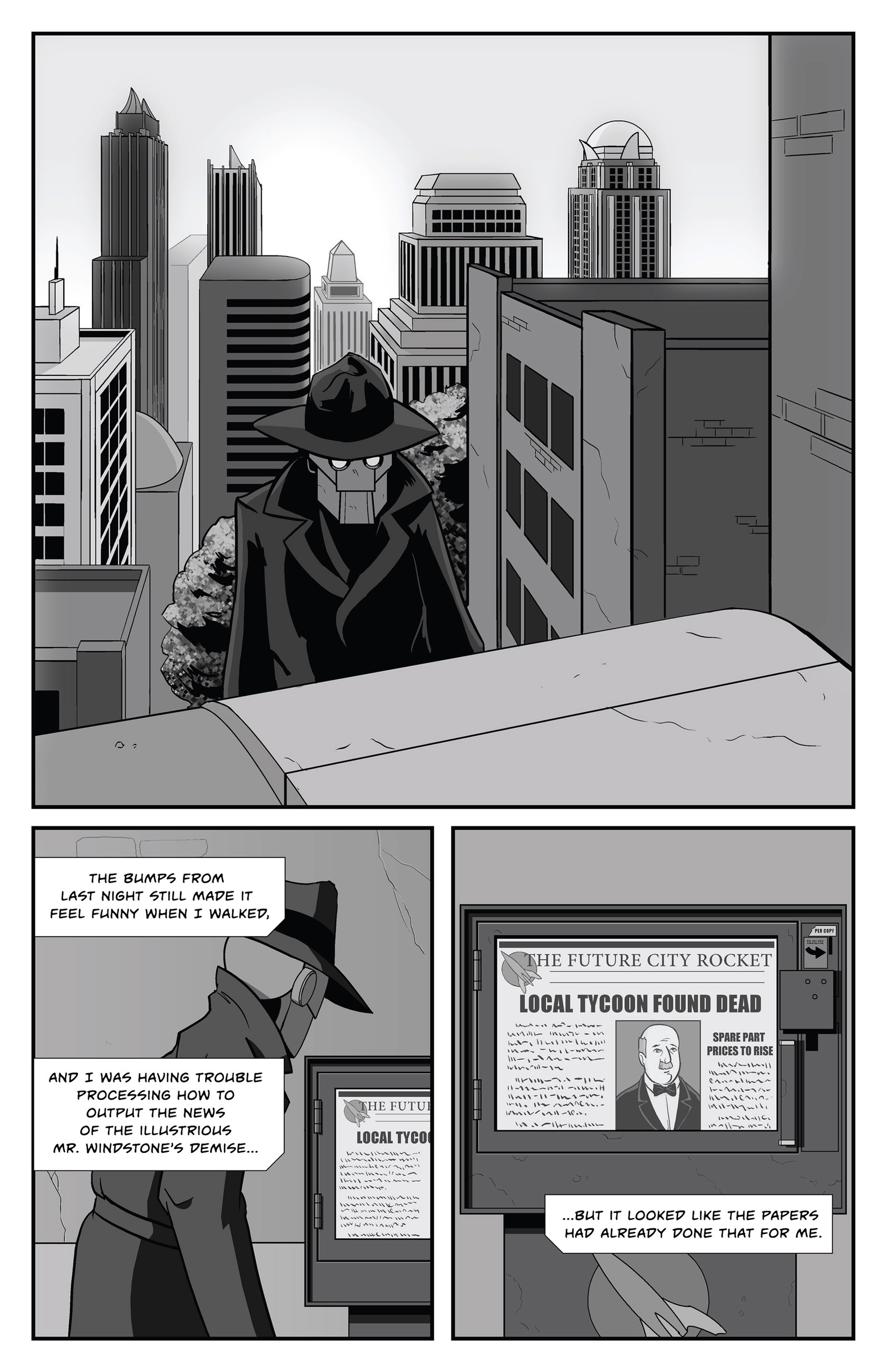 Read online Copernicus Jones: Robot Detective comic -  Issue #1 - 14