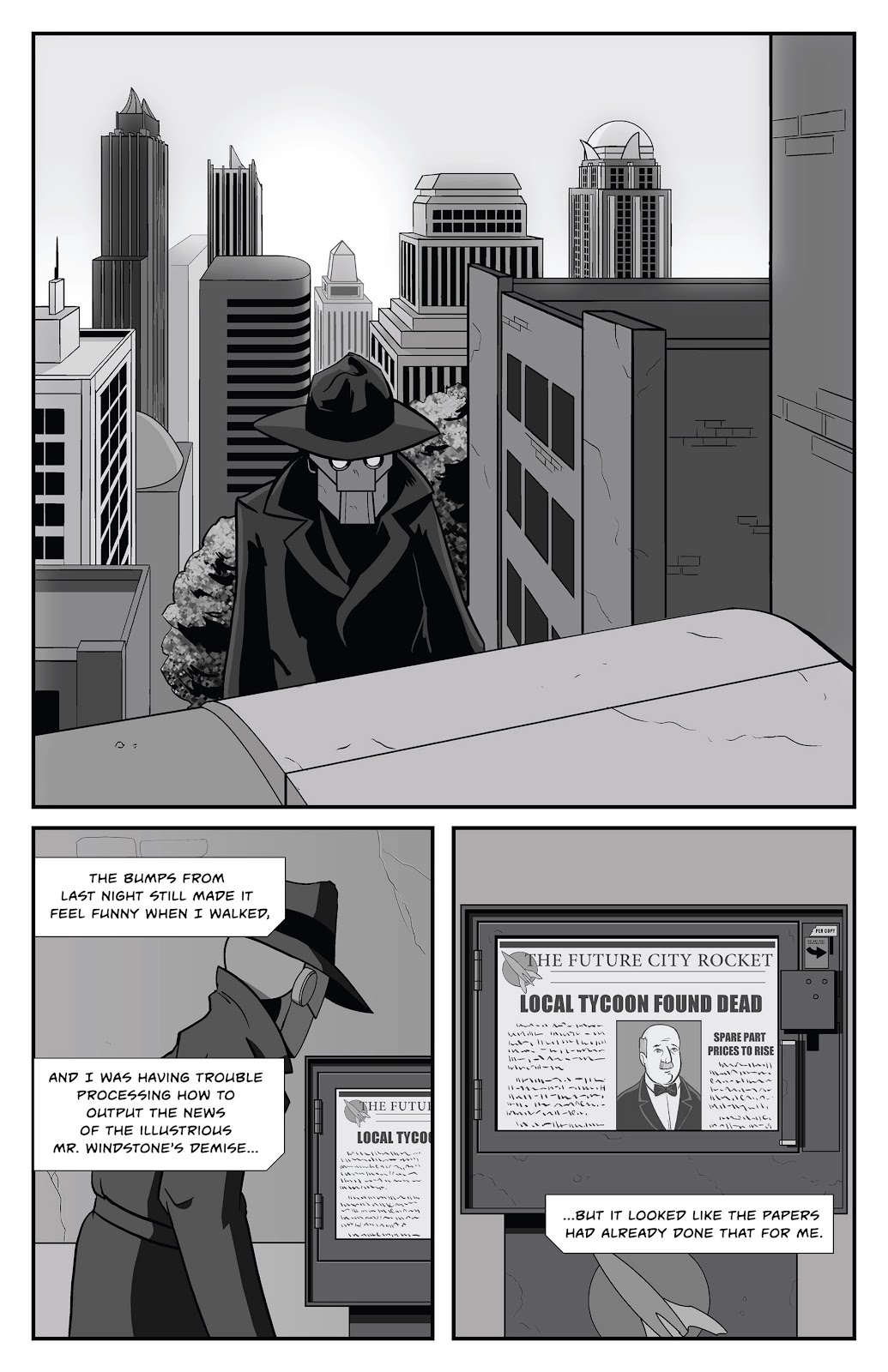 Copernicus Jones: Robot Detective issue 1 - Page 14