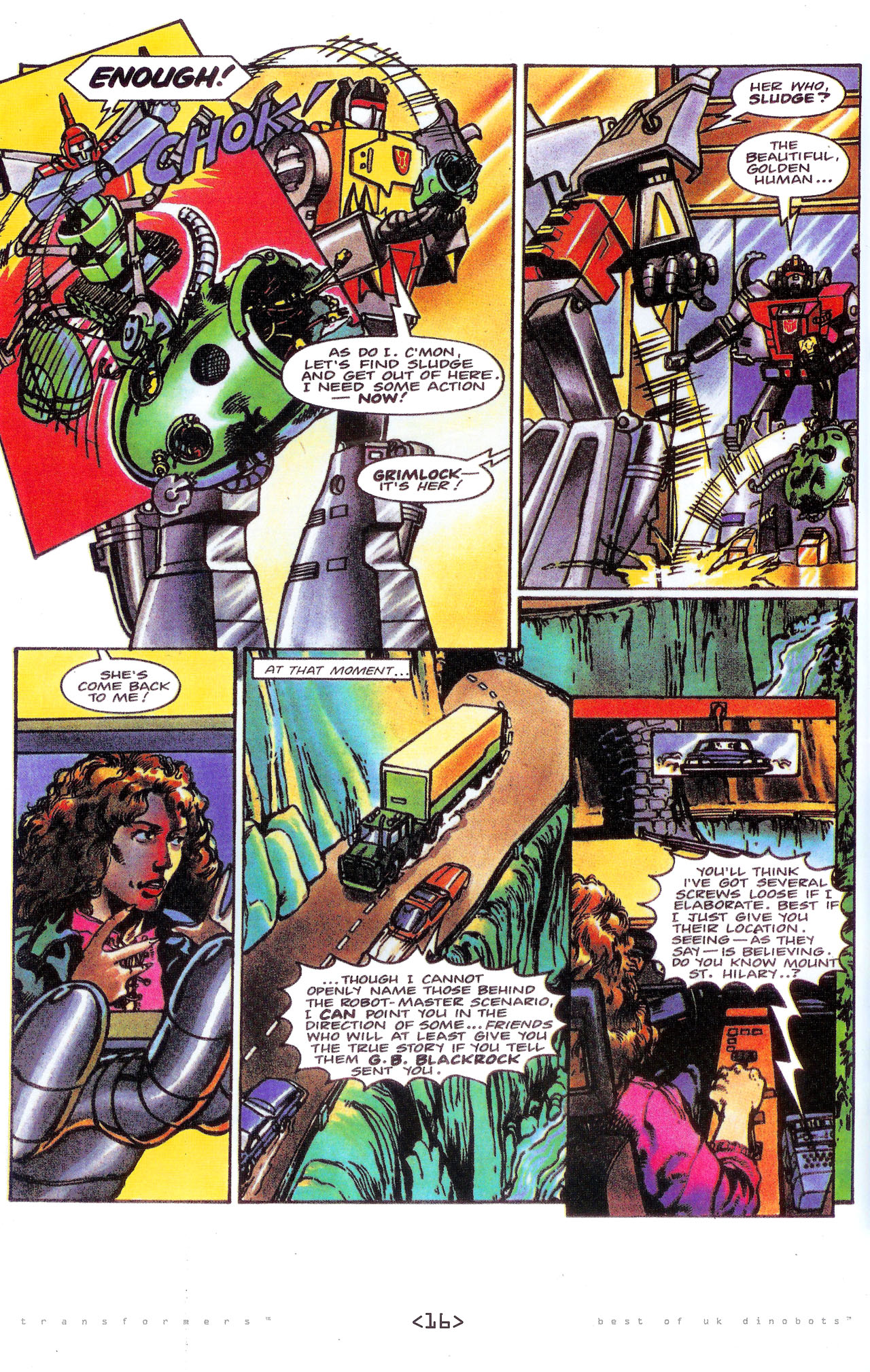 Read online The Transformers: Best of UK: Dinobots comic -  Issue #4 - 19