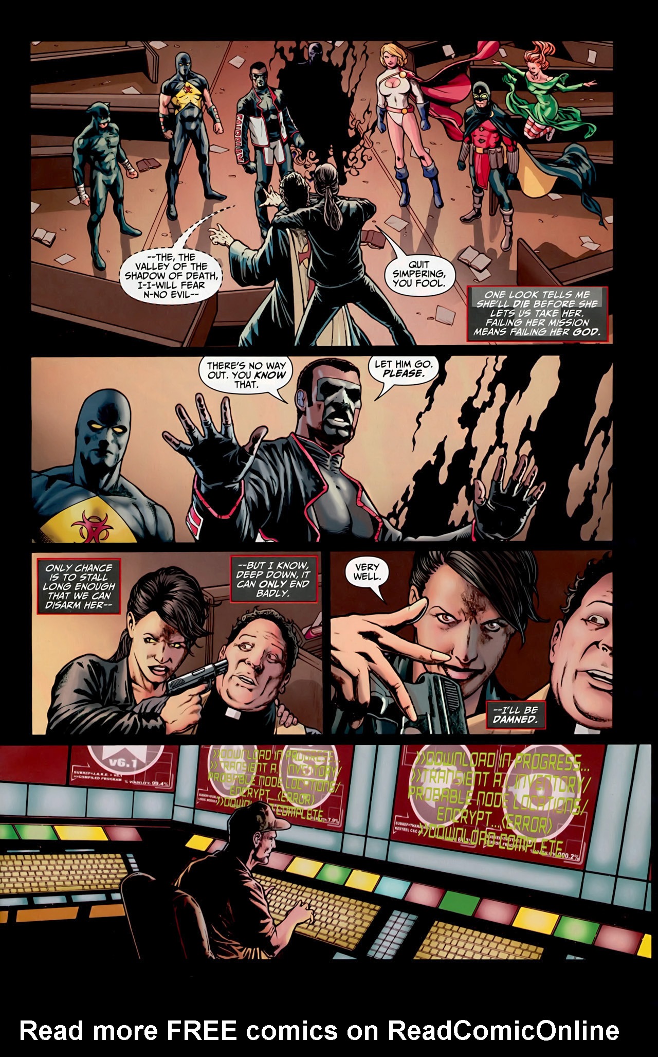 Read online JSA vs. Kobra comic -  Issue #1 - 21