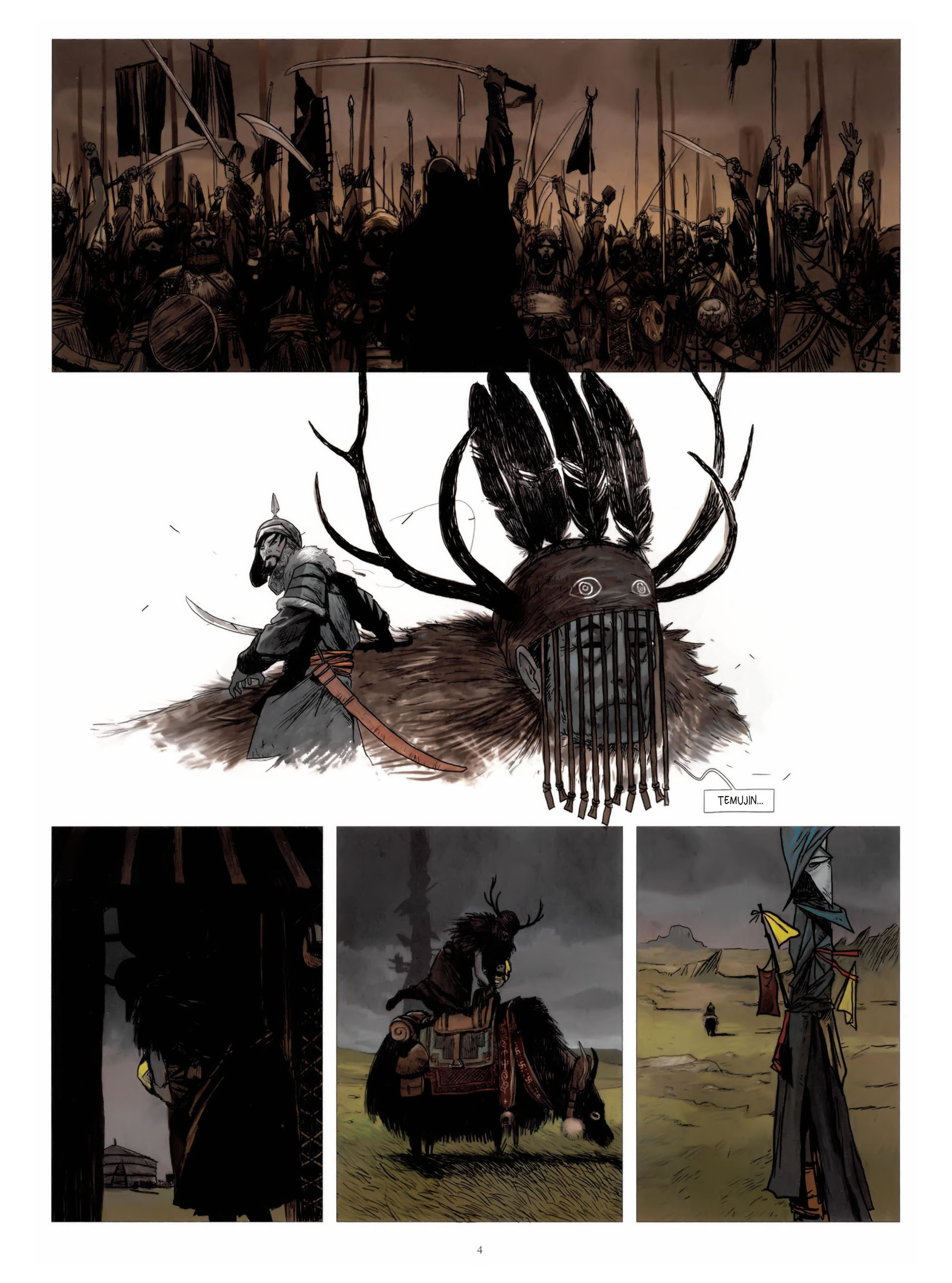 Read online Temujin comic -  Issue #1 - 6