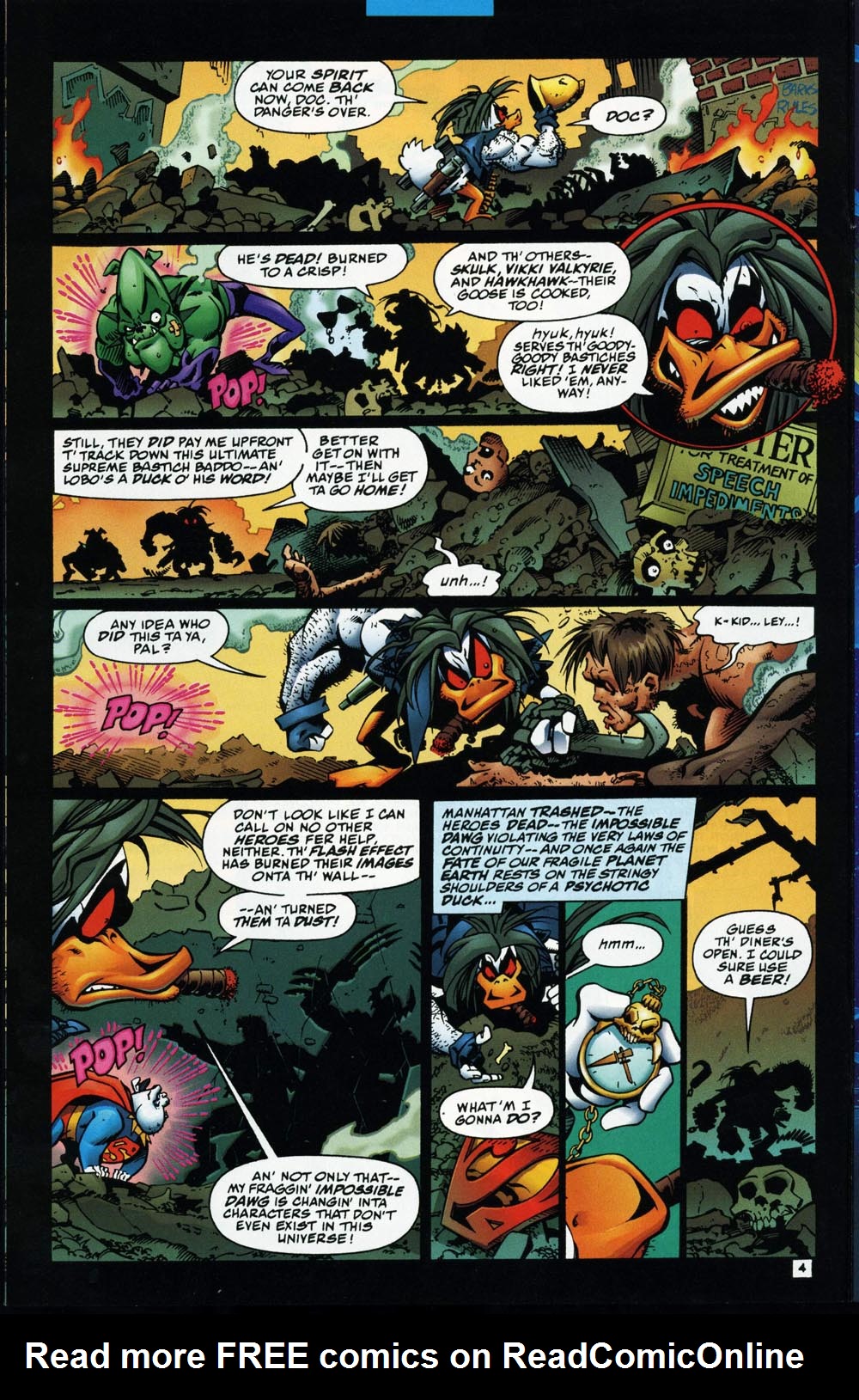 Read online Lobo the Duck comic -  Issue # Full - 4