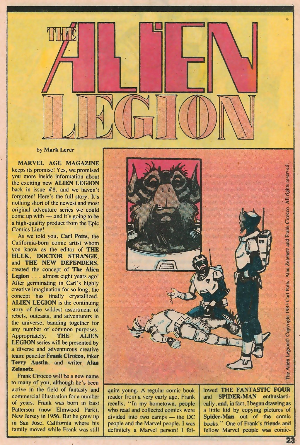 Read online Marvel Age comic -  Issue #10 - 25