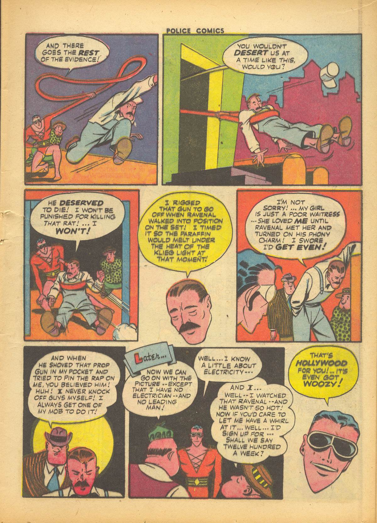Read online Police Comics comic -  Issue #28 - 17