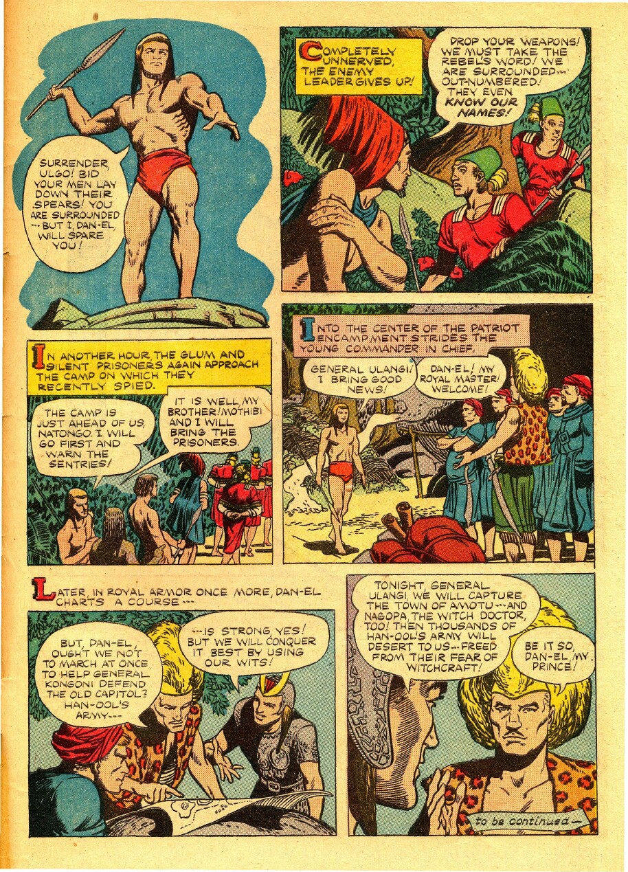 Read online Tarzan (1948) comic -  Issue #46 - 49