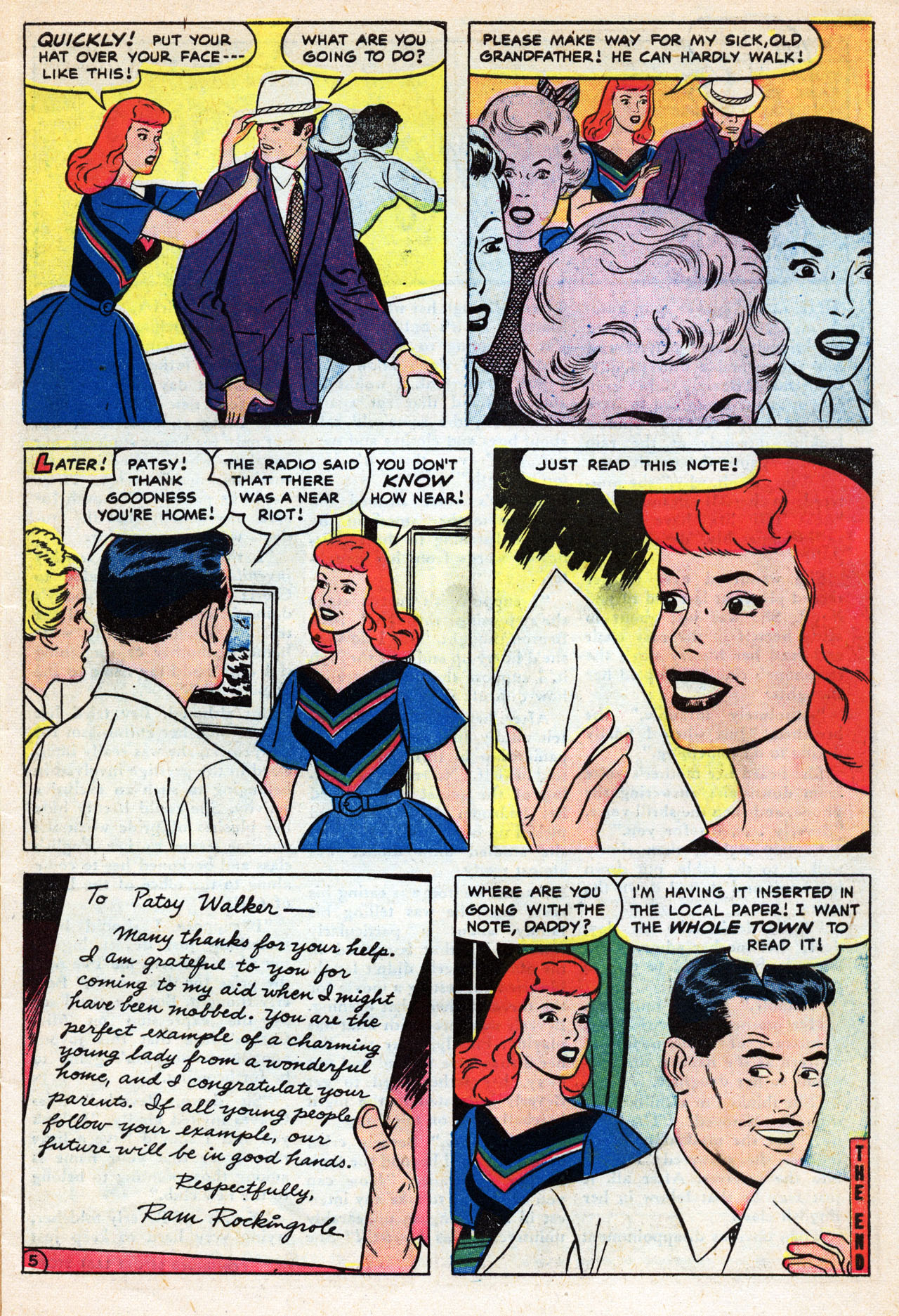 Read online Patsy Walker comic -  Issue #73 - 7