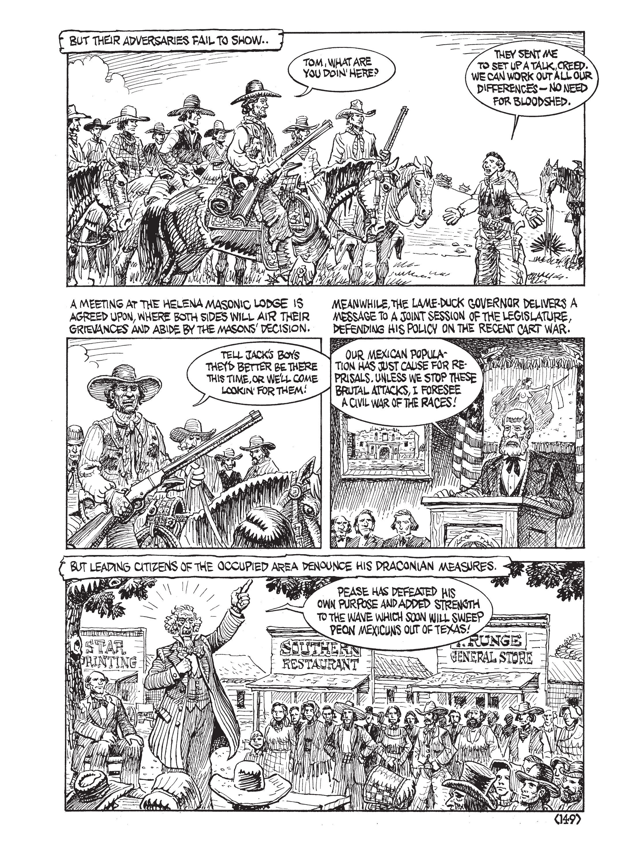 Read online Jack Jackson's American History: Los Tejanos and Lost Cause comic -  Issue # TPB (Part 2) - 50
