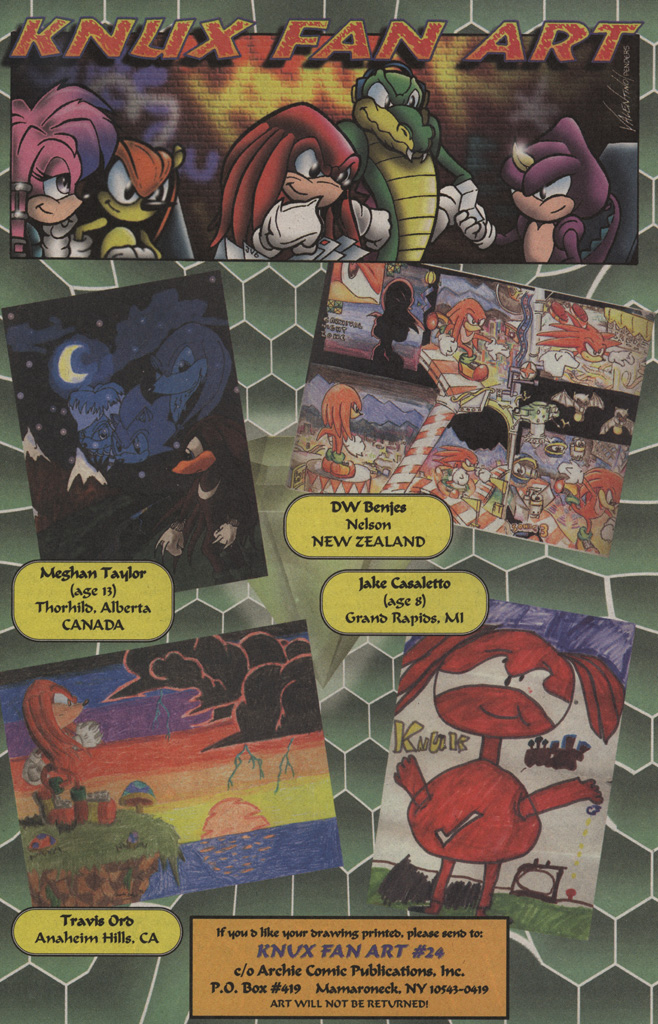 Read online Knuckles the Echidna comic -  Issue #24 - 32