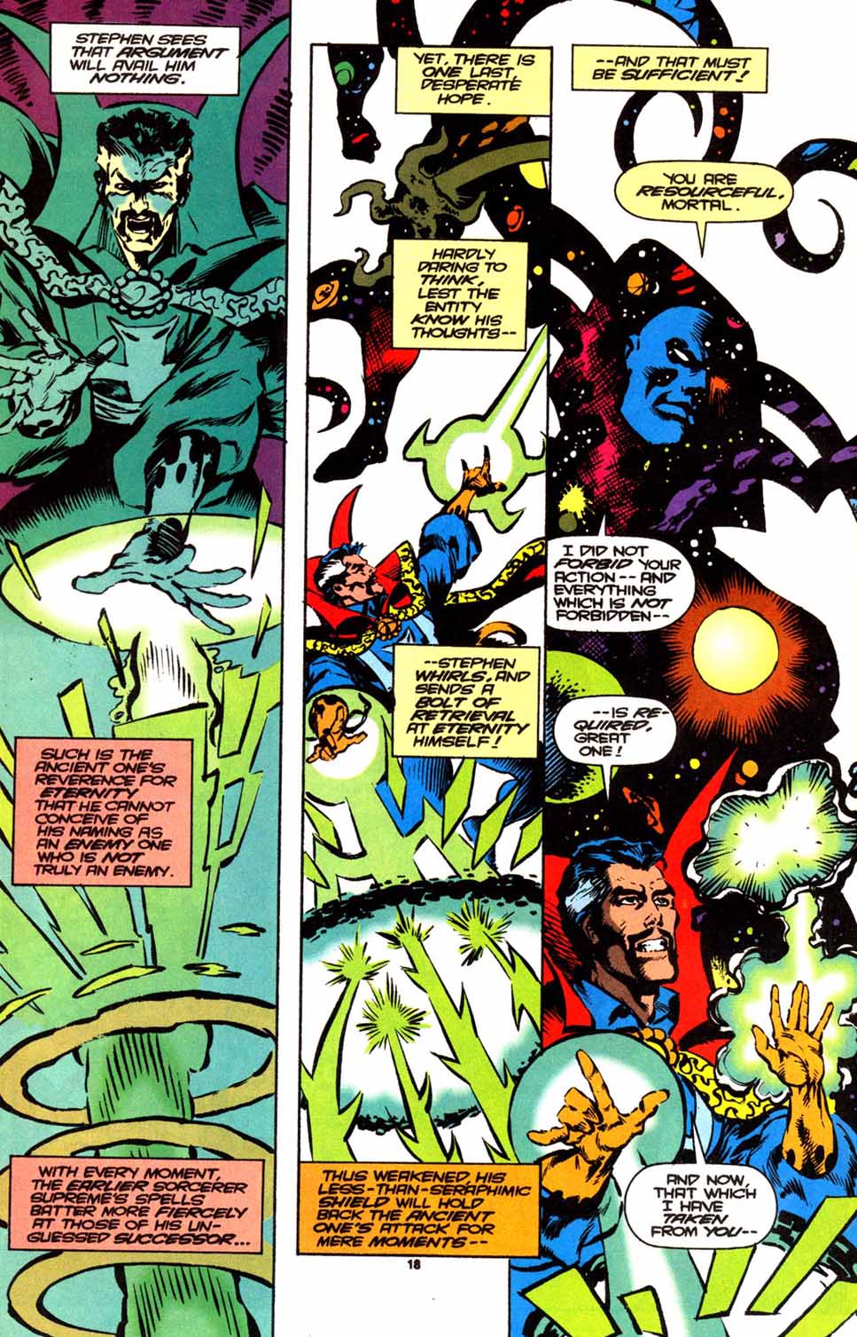 Read online Doctor Strange: Sorcerer Supreme comic -  Issue #54 - 13