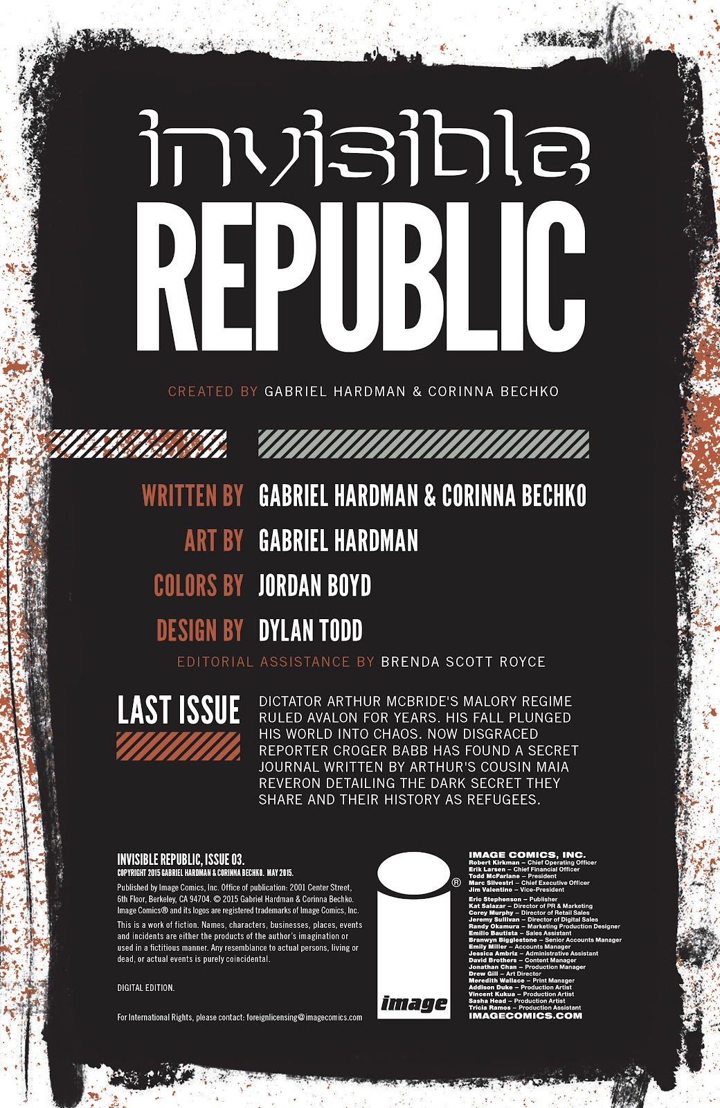 Invisible Republic issue 3 - Page 2