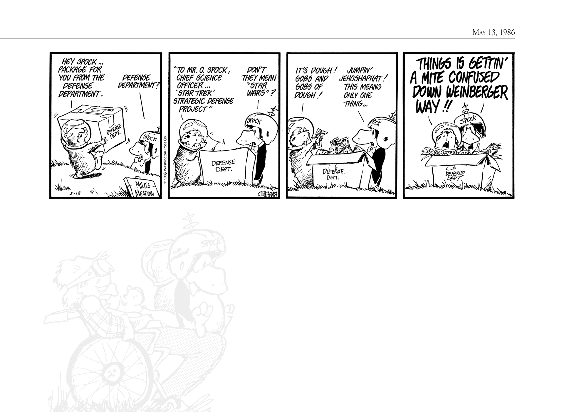 Read online The Bloom County Digital Library comic -  Issue # TPB 6 (Part 1) - 92
