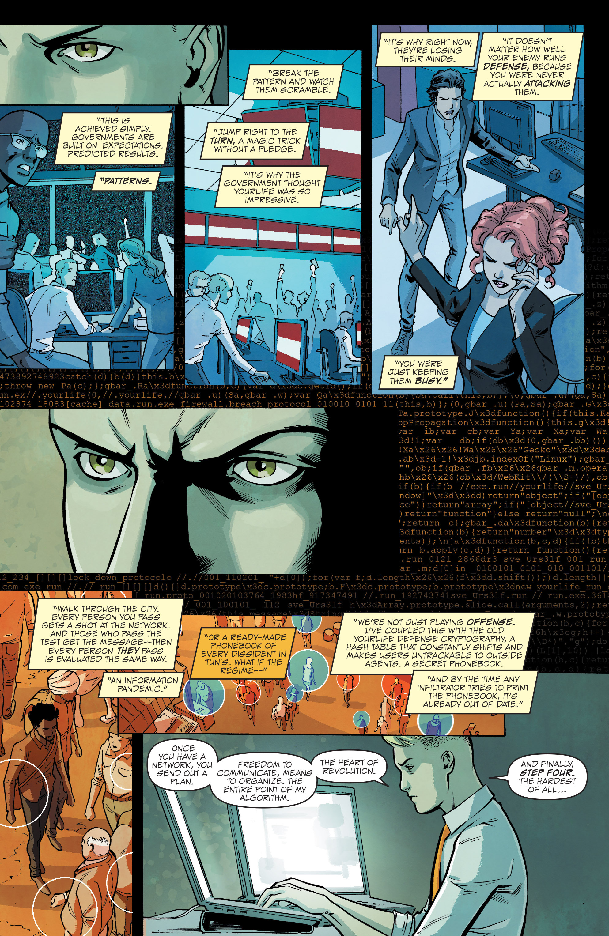 Read online Hacktivist comic -  Issue #3 - 17