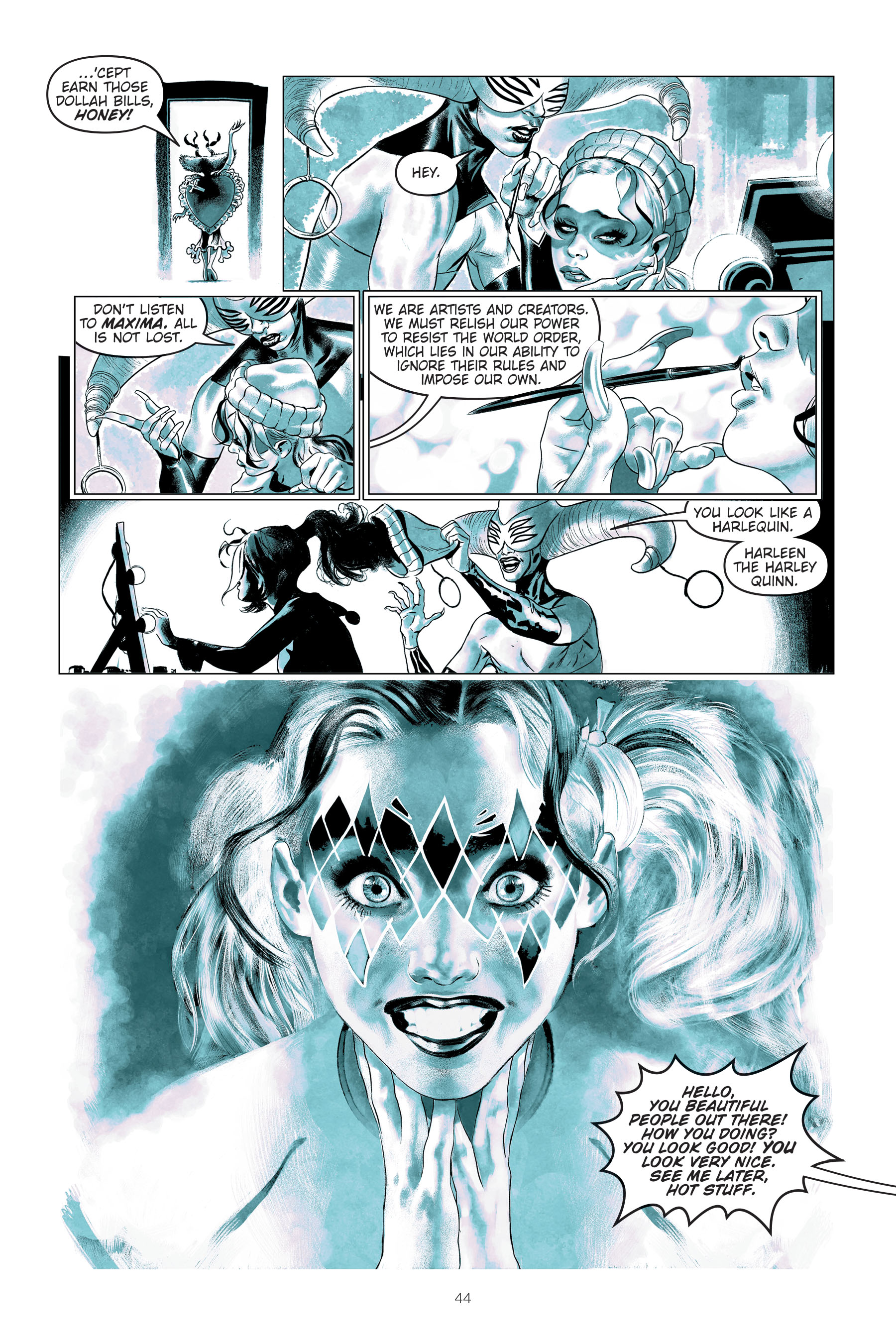 Read online Harley Quinn: Breaking Glass comic -  Issue # TPB (Part 1) - 45