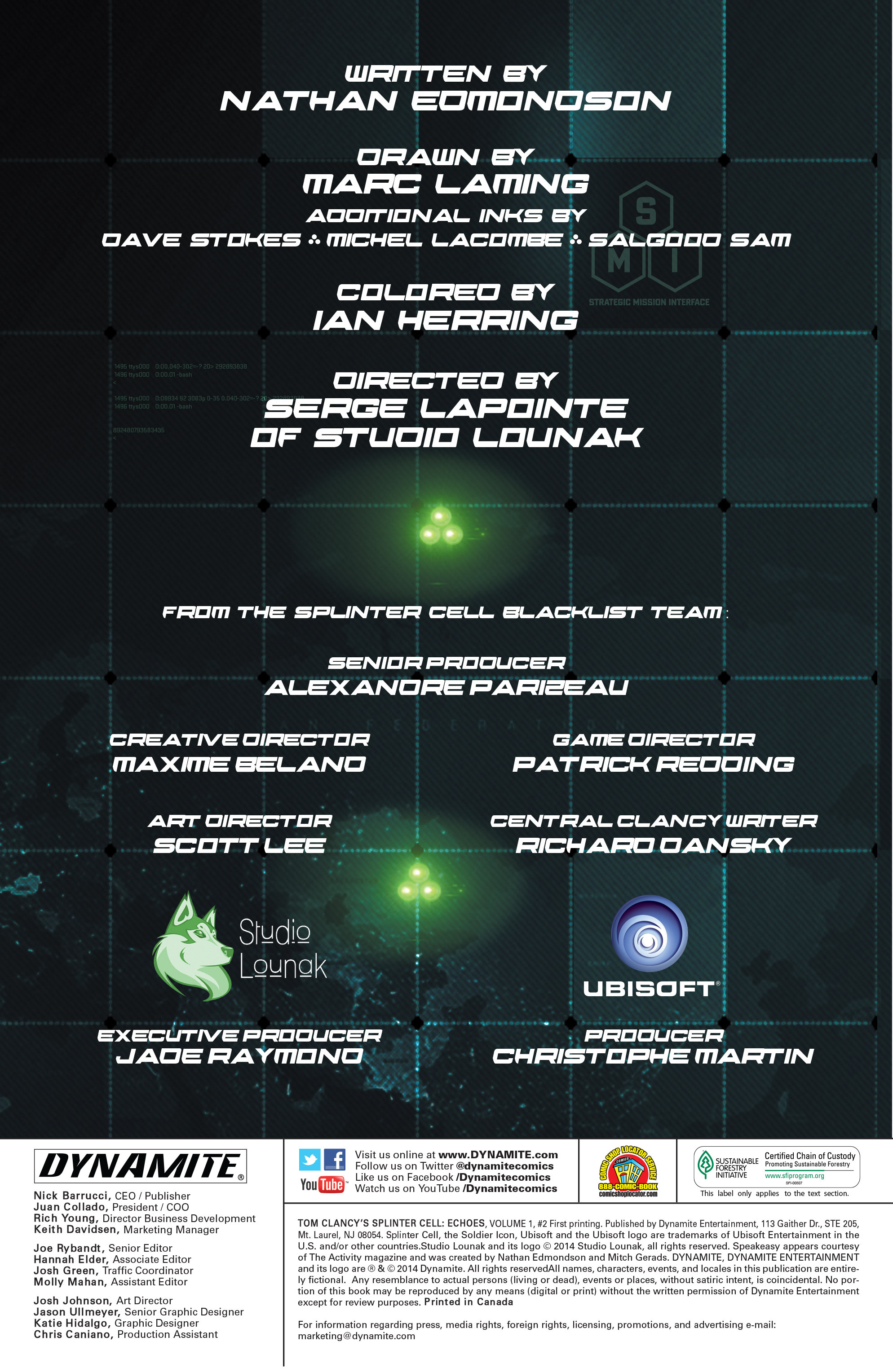 Read online Tom Clancy's Splinter Cell: Echoes comic -  Issue #2 - 2