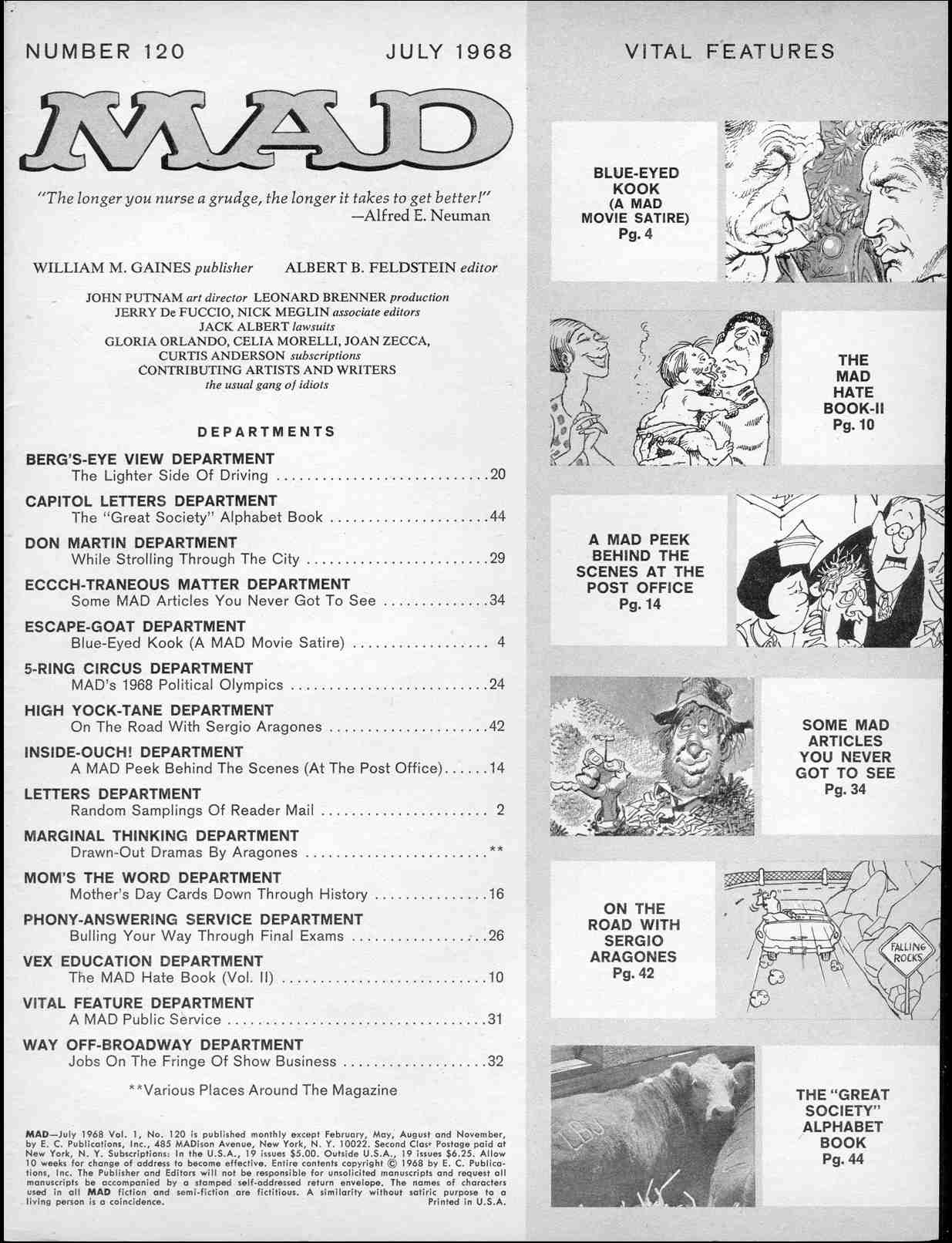 Read online MAD comic -  Issue #120 - 3