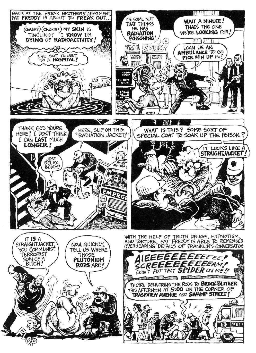 Read online The Fabulous Furry Freak Brothers comic -  Issue #7 - 8