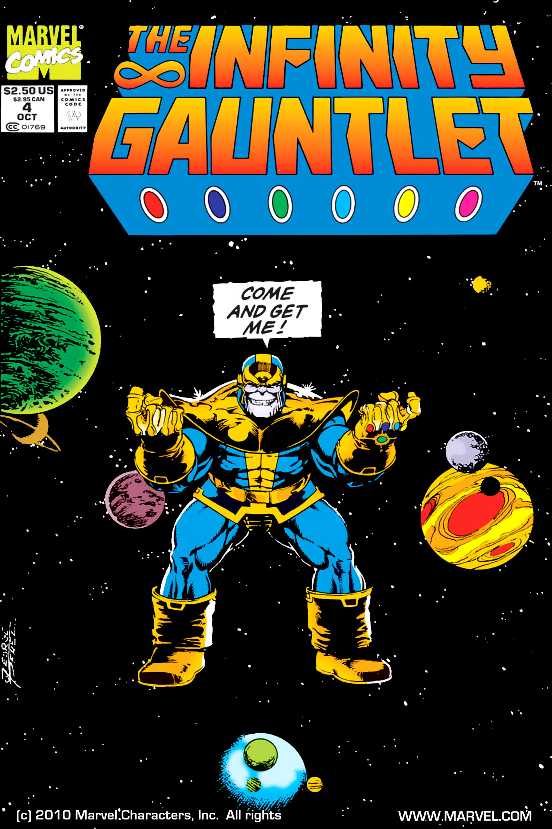 Read online Infinity Gauntlet (1991) comic -  Issue #4 - 1