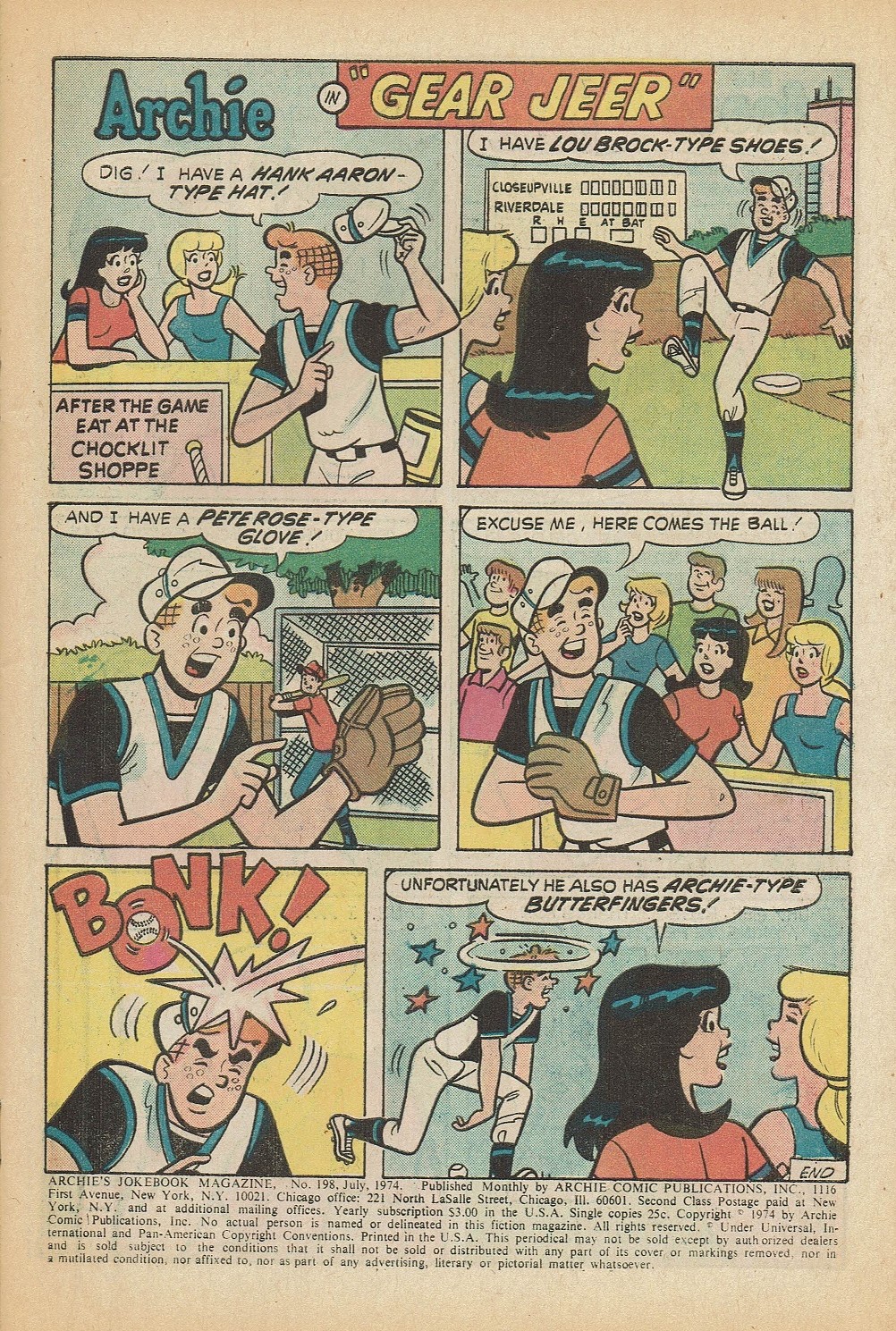 Read online Archie's Joke Book Magazine comic -  Issue #198 - 3