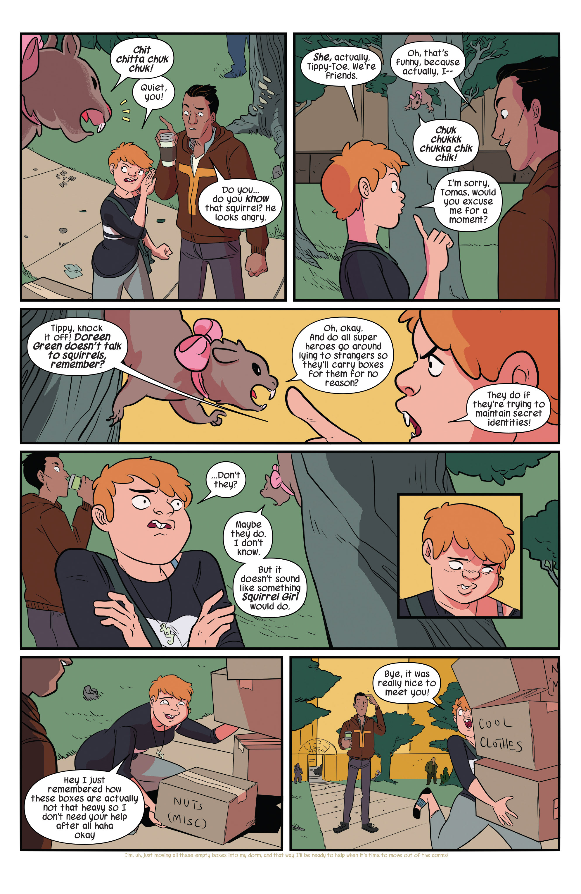 Read online The Unbeatable Squirrel Girl comic -  Issue #1 - 8