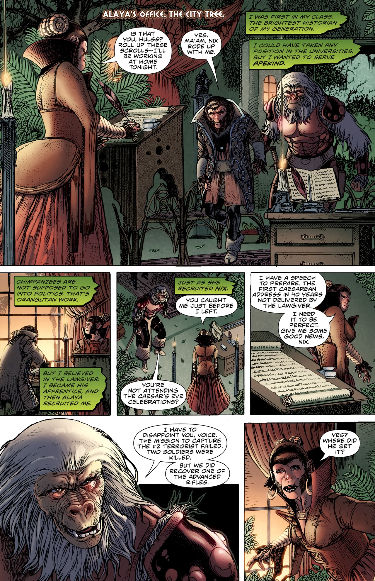 Read online Planet of the Apes (2011) comic -  Issue #7 - 13