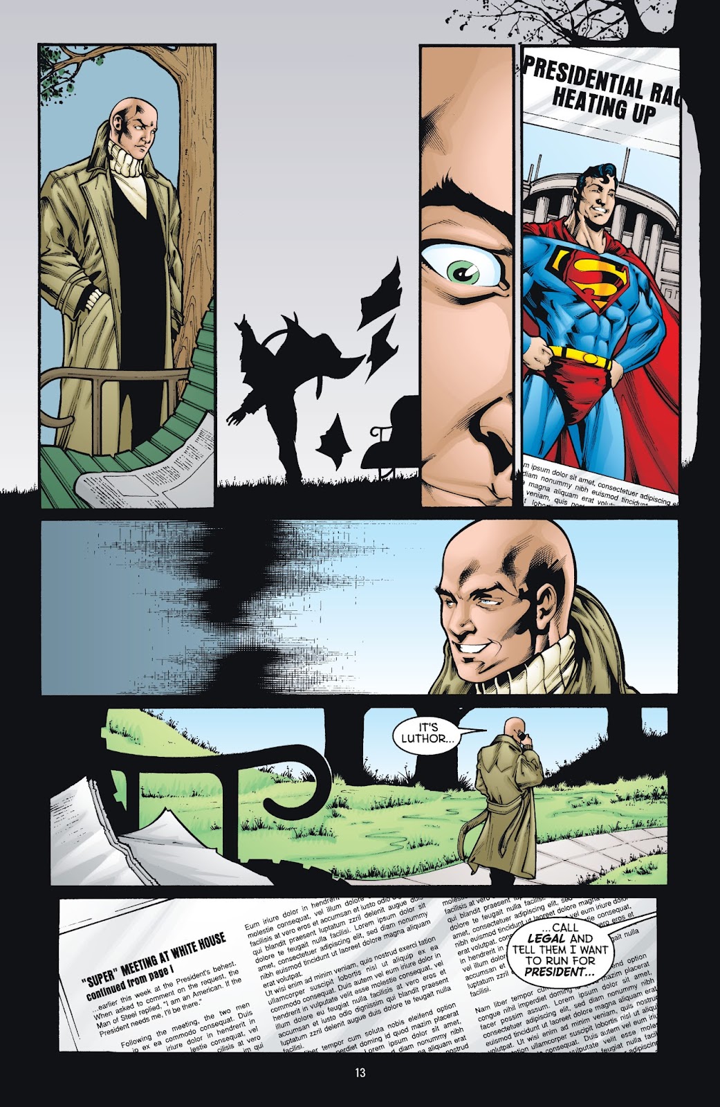 Superman: President Luthor issue TPB - Page 14