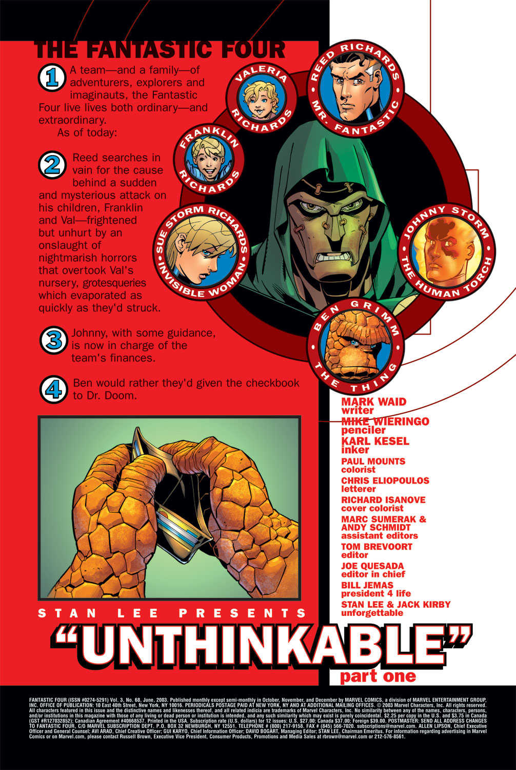 Read online Fantastic Four (1998) comic -  Issue #68 - 2