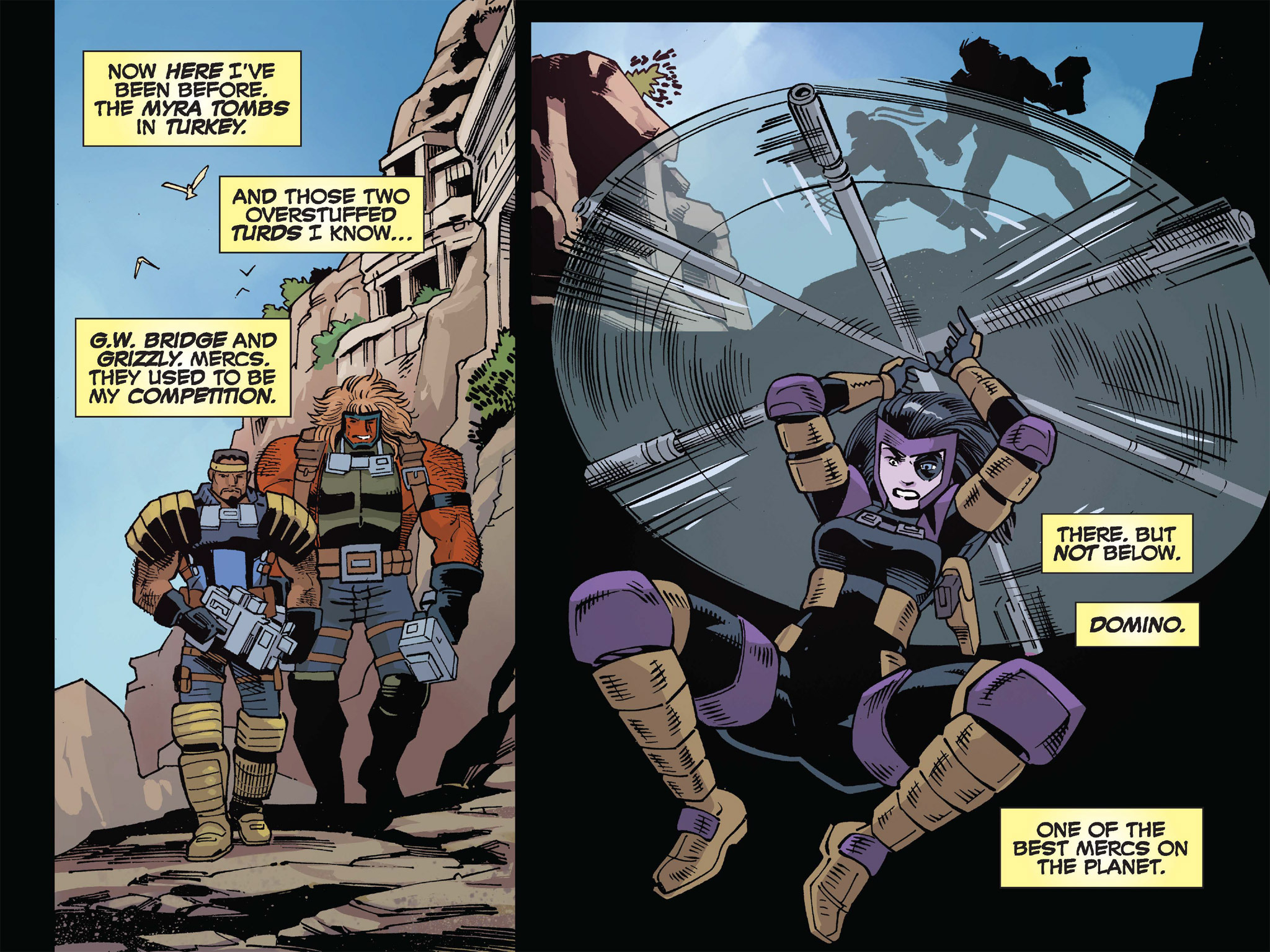 Read online Deadpool & Cable: Split Second Infinite Comic comic -  Issue #5 - 38