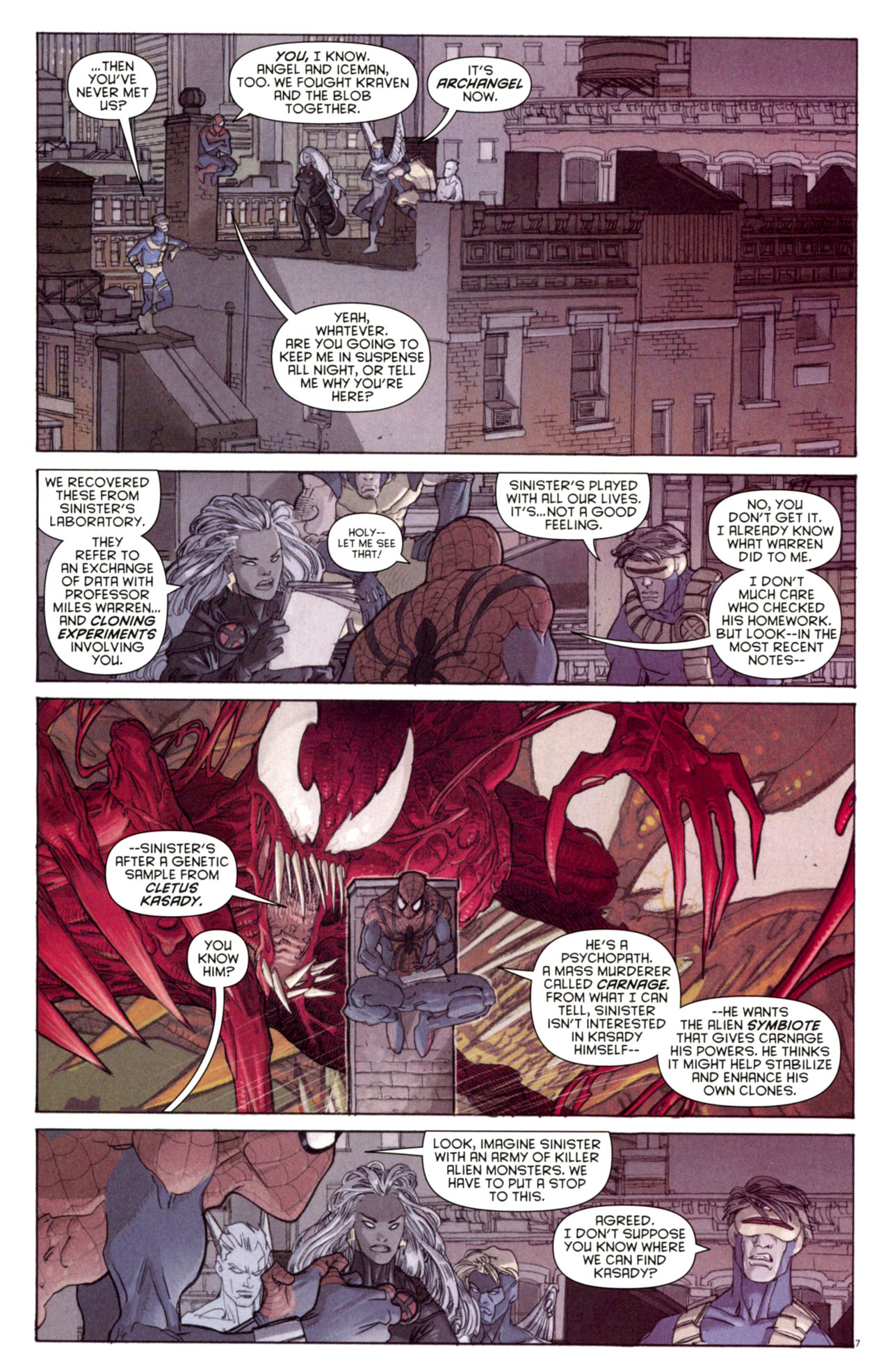 Read online X-Men/Spider-Man comic -  Issue #3 - 8