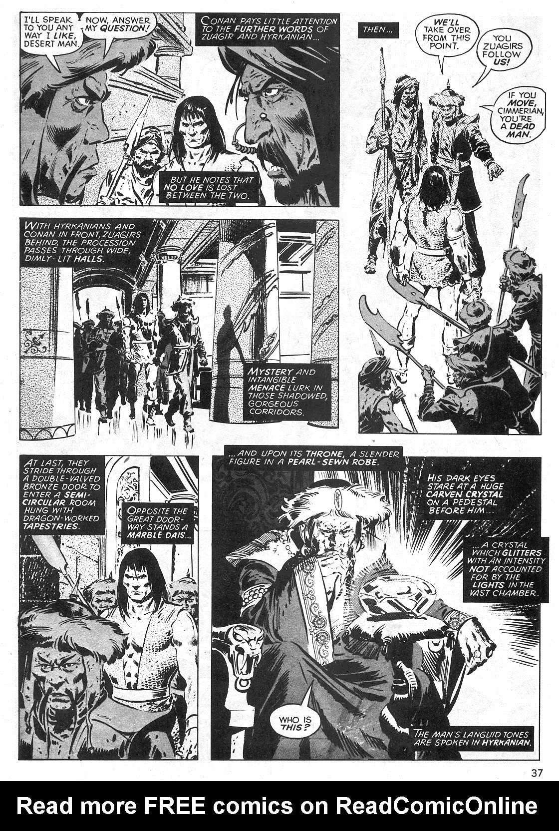 Read online The Savage Sword Of Conan comic -  Issue #31 - 37