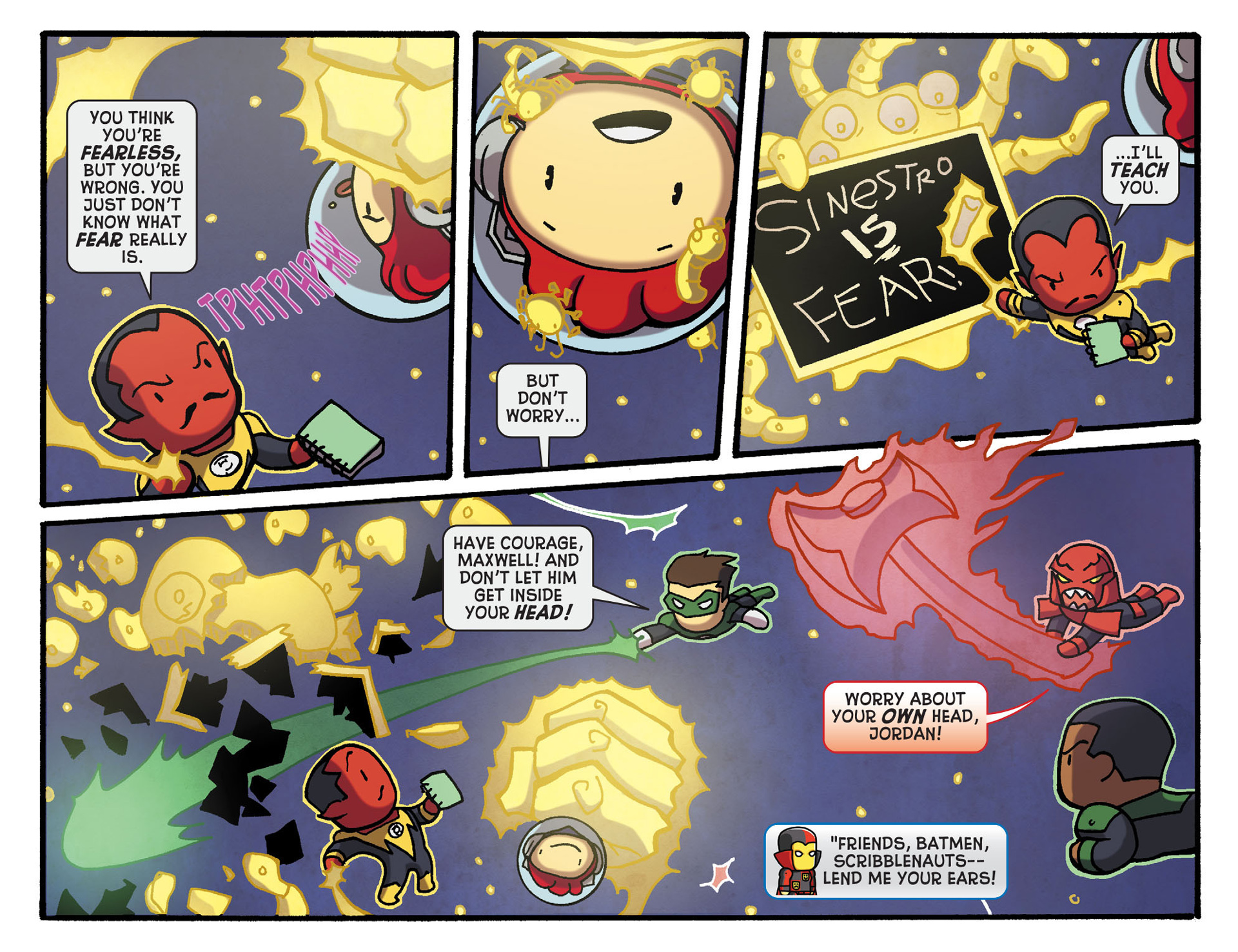 Read online Scribblenauts Unmasked: A Crisis of Imagination comic -  Issue #7 - 10