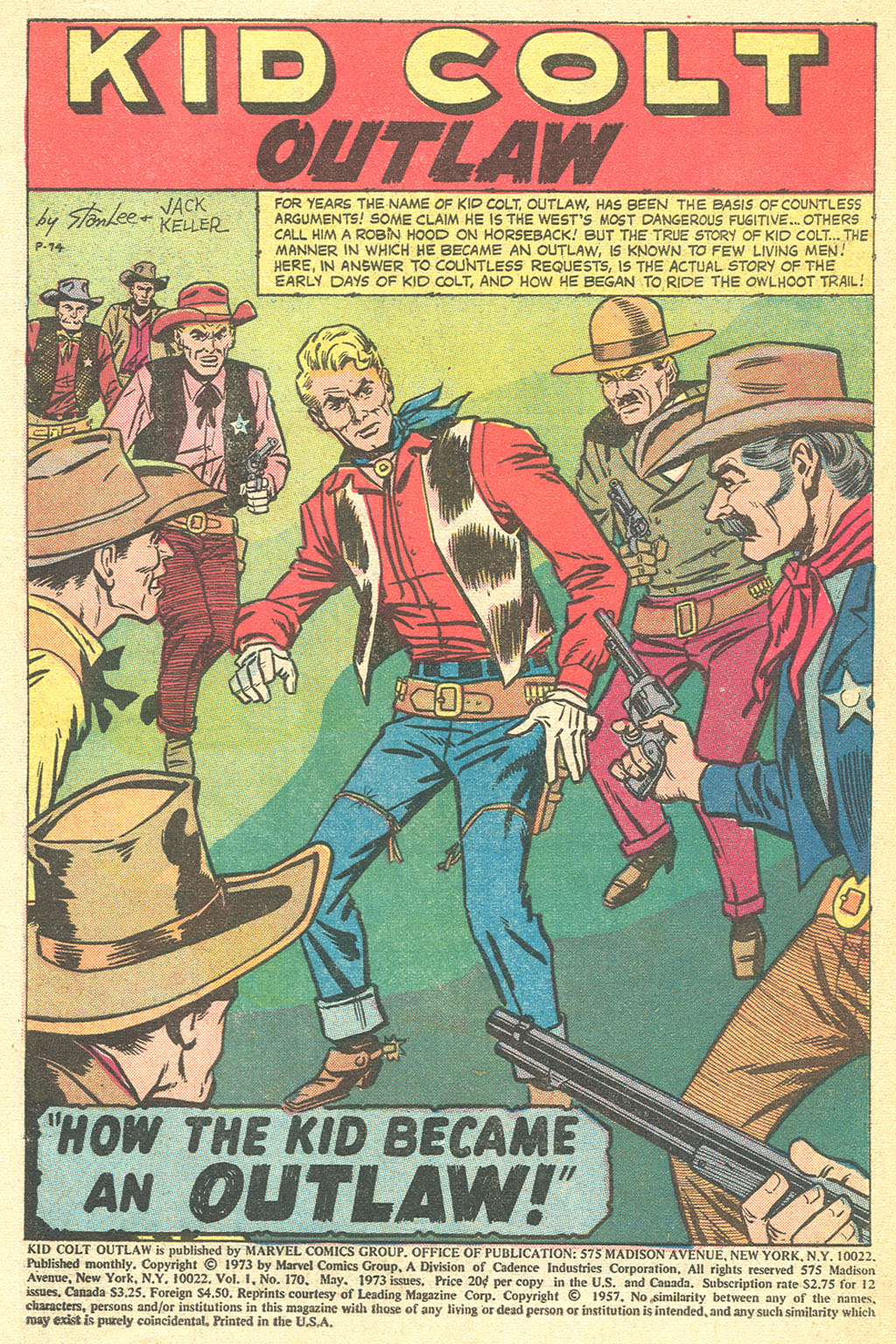 Read online Kid Colt Outlaw comic -  Issue #170 - 3