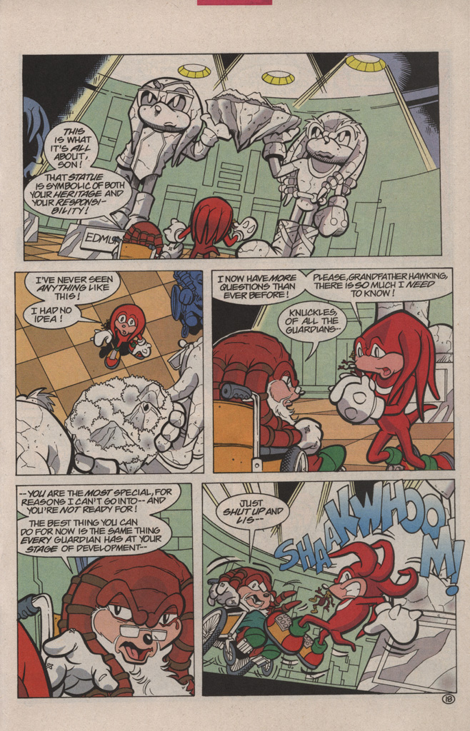 Read online Knuckles the Echidna comic -  Issue #5 - 27