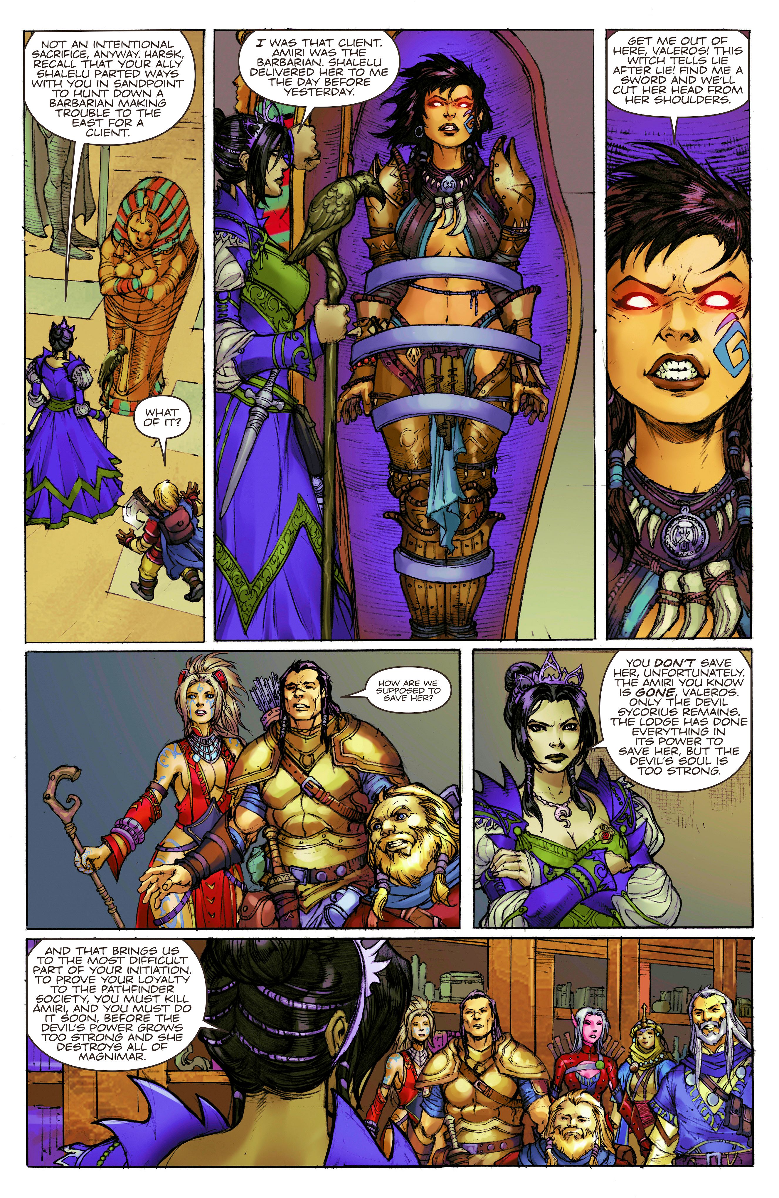 Read online Pathfinder: Origins comic -  Issue #6 - 23
