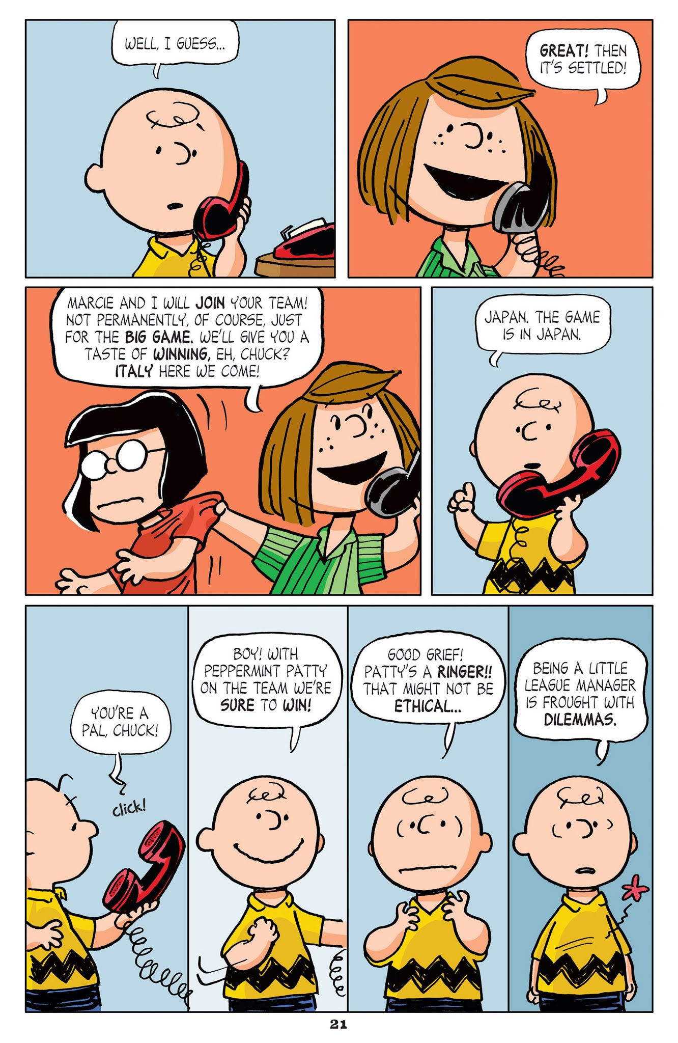 Read online Peanuts: It's Tokyo, Charlie Brown! comic -  Issue # TPB - 20