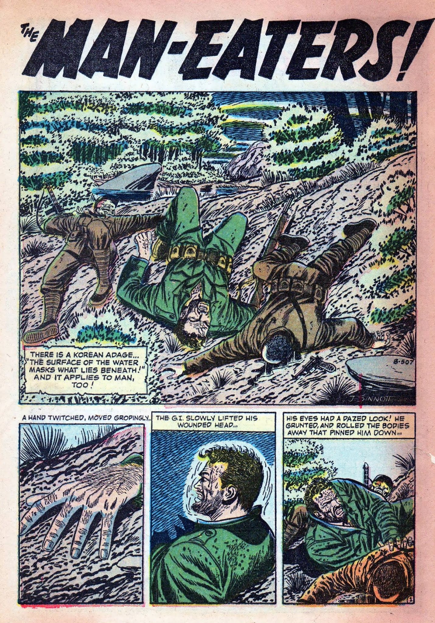 Read online Combat (1952) comic -  Issue #7 - 28
