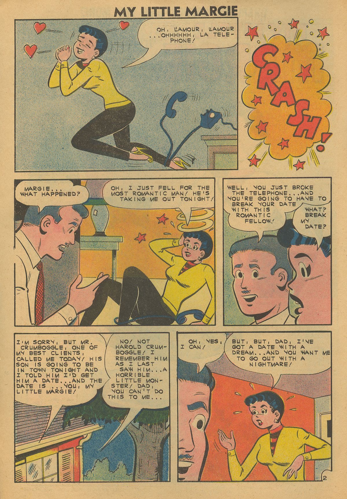 Read online My Little Margie (1954) comic -  Issue #40 - 4